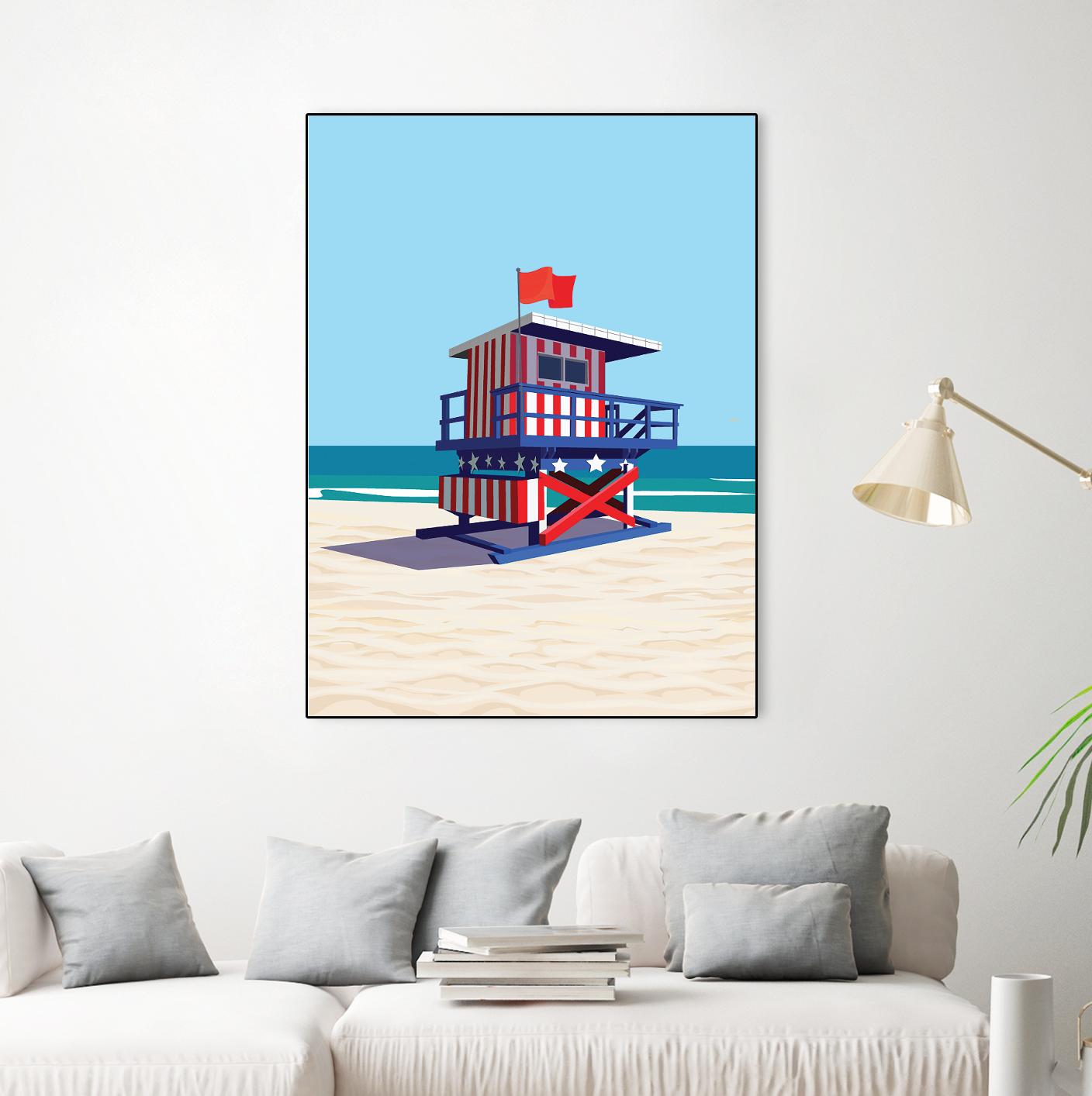 Americana Villa by ARTIC FRAME STUDIO on GIANT ART - abstract