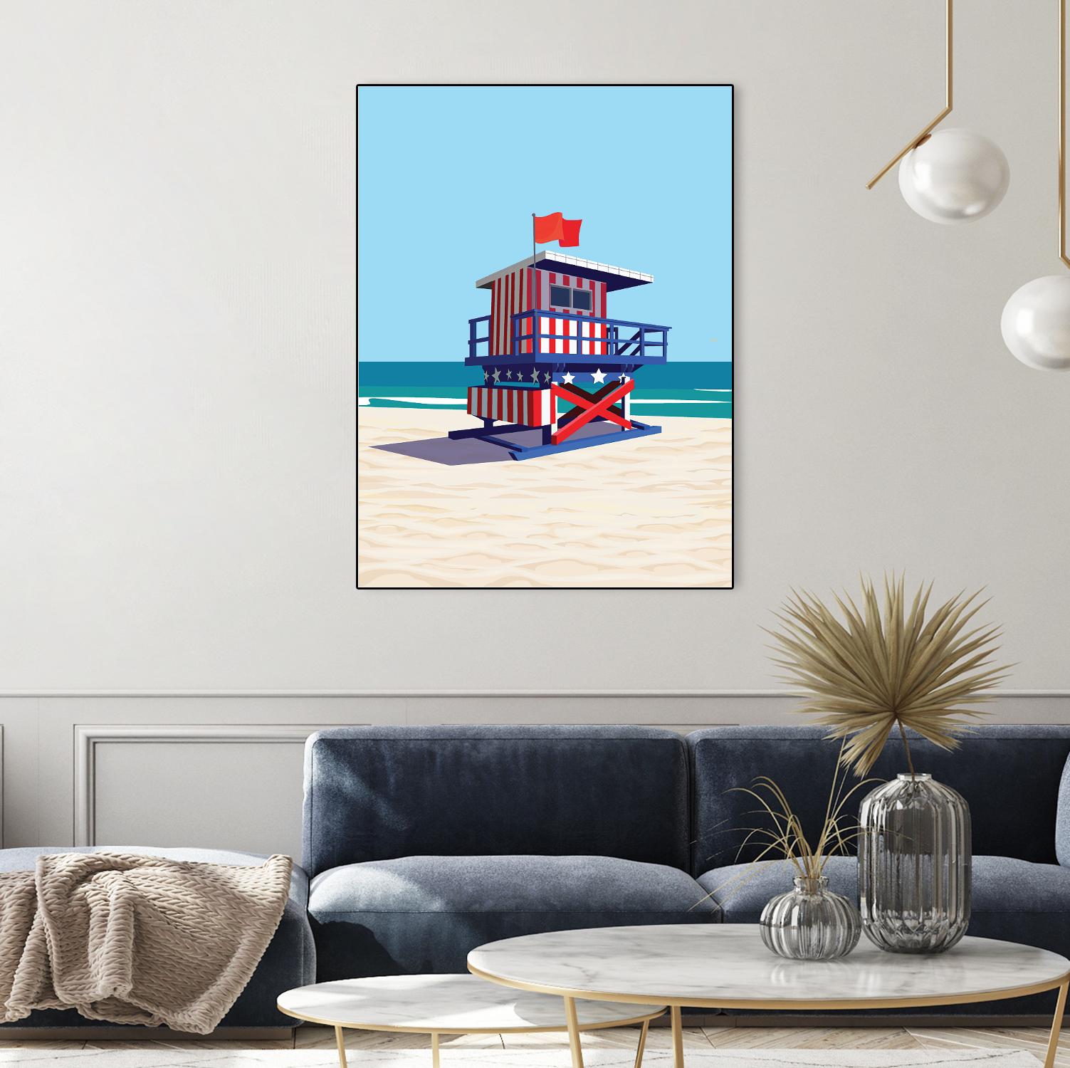 Americana Villa by ARTIC FRAME STUDIO on GIANT ART - abstract