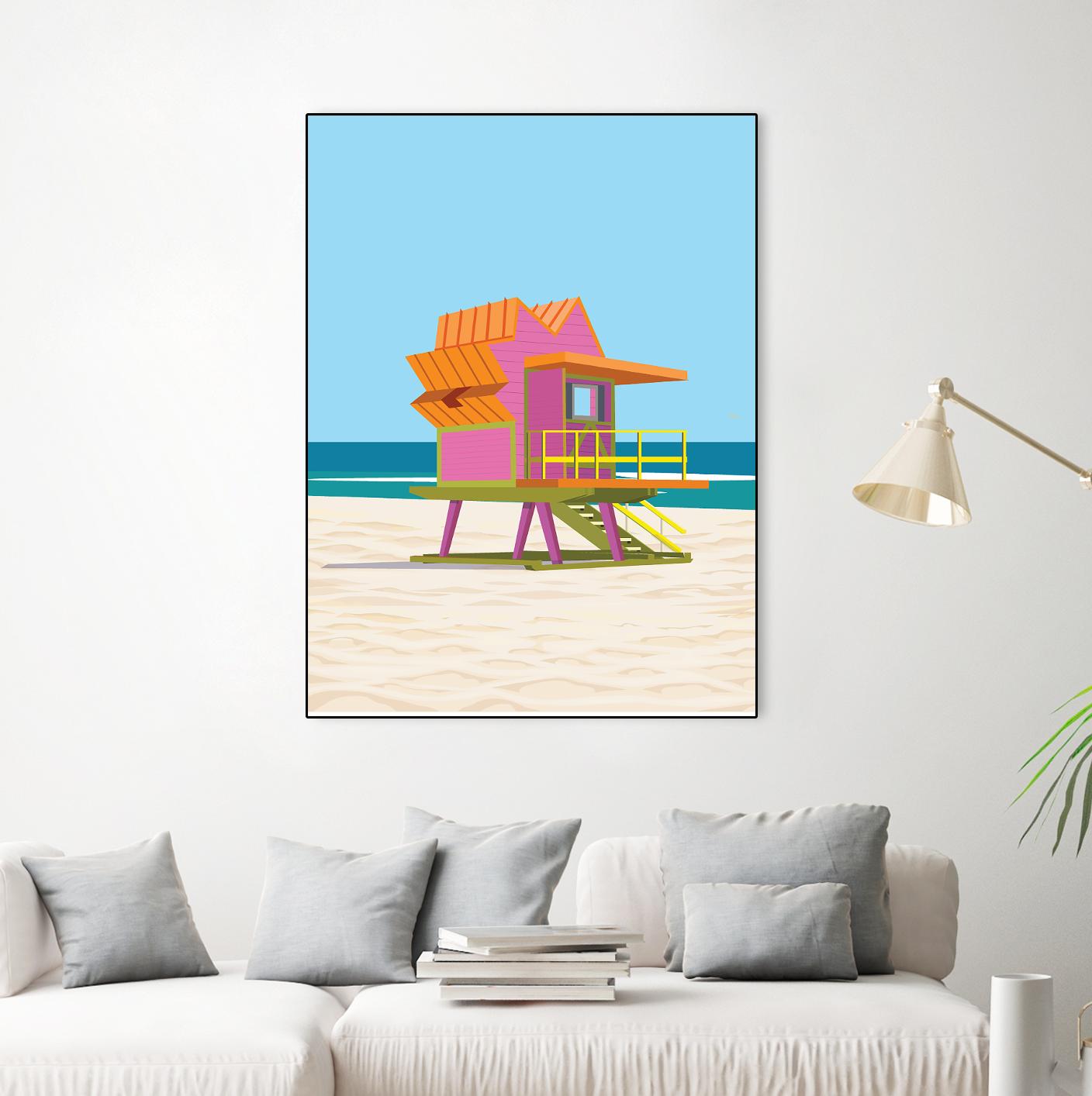 Barbie Villa by ARTIC FRAME STUDIO on GIANT ART - abstract