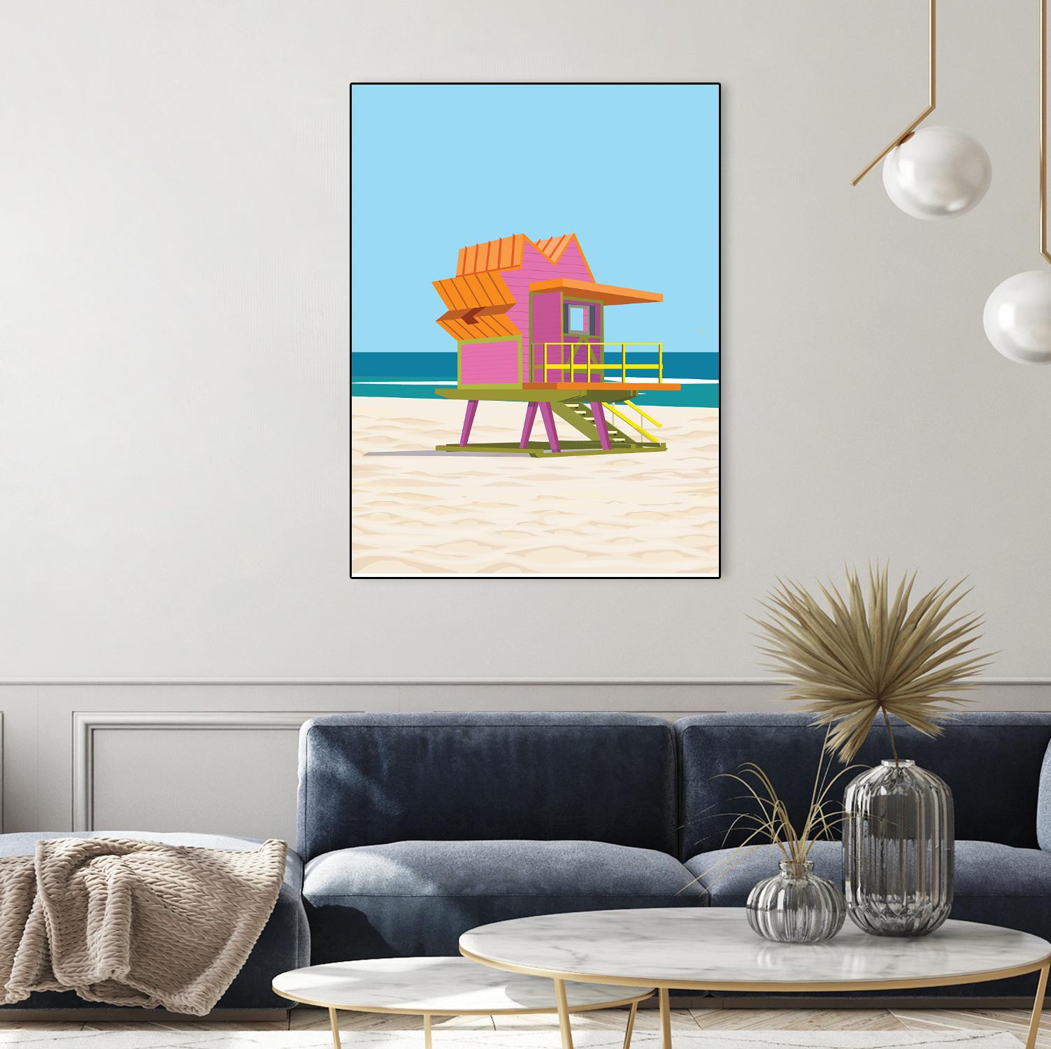 Barbie Villa by ARTIC FRAME STUDIO on GIANT ART - abstract