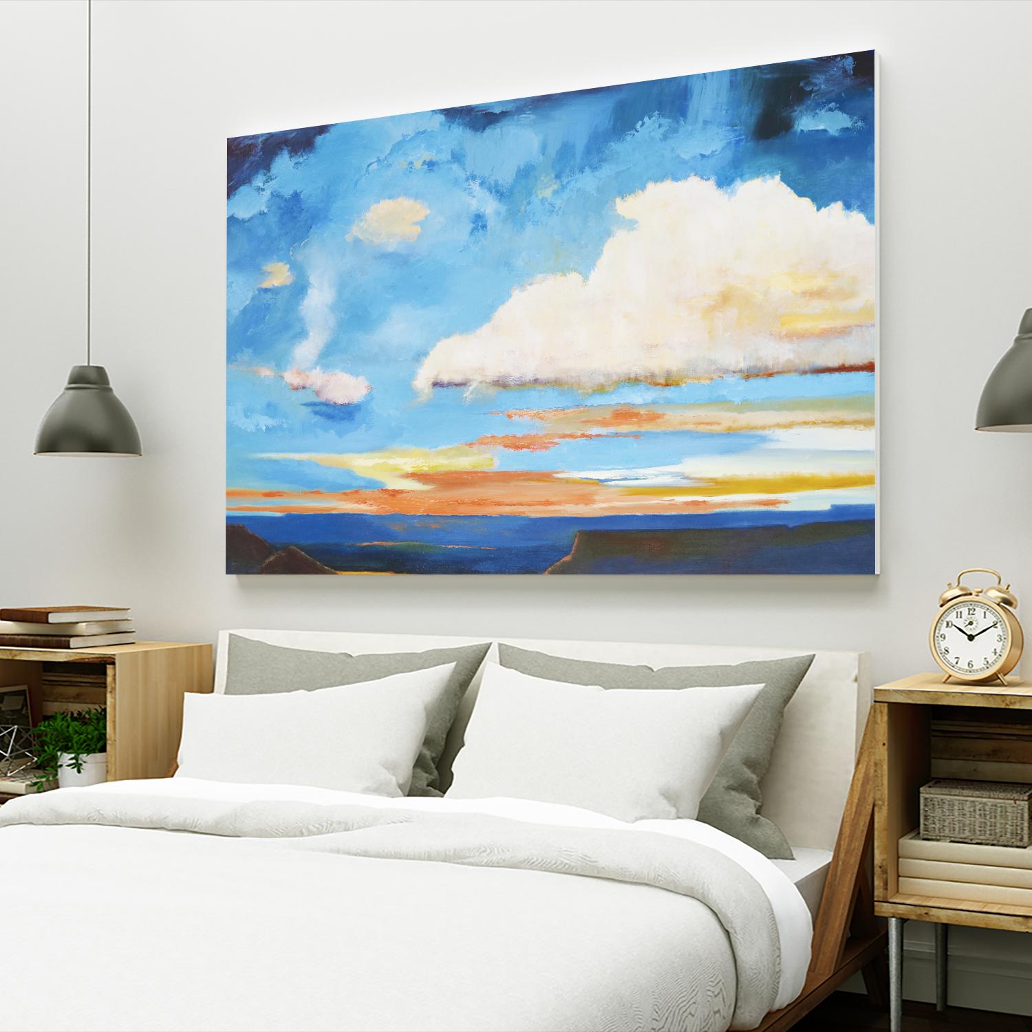 Tranquility by Judith D'Agostino on GIANT ART - white landscape