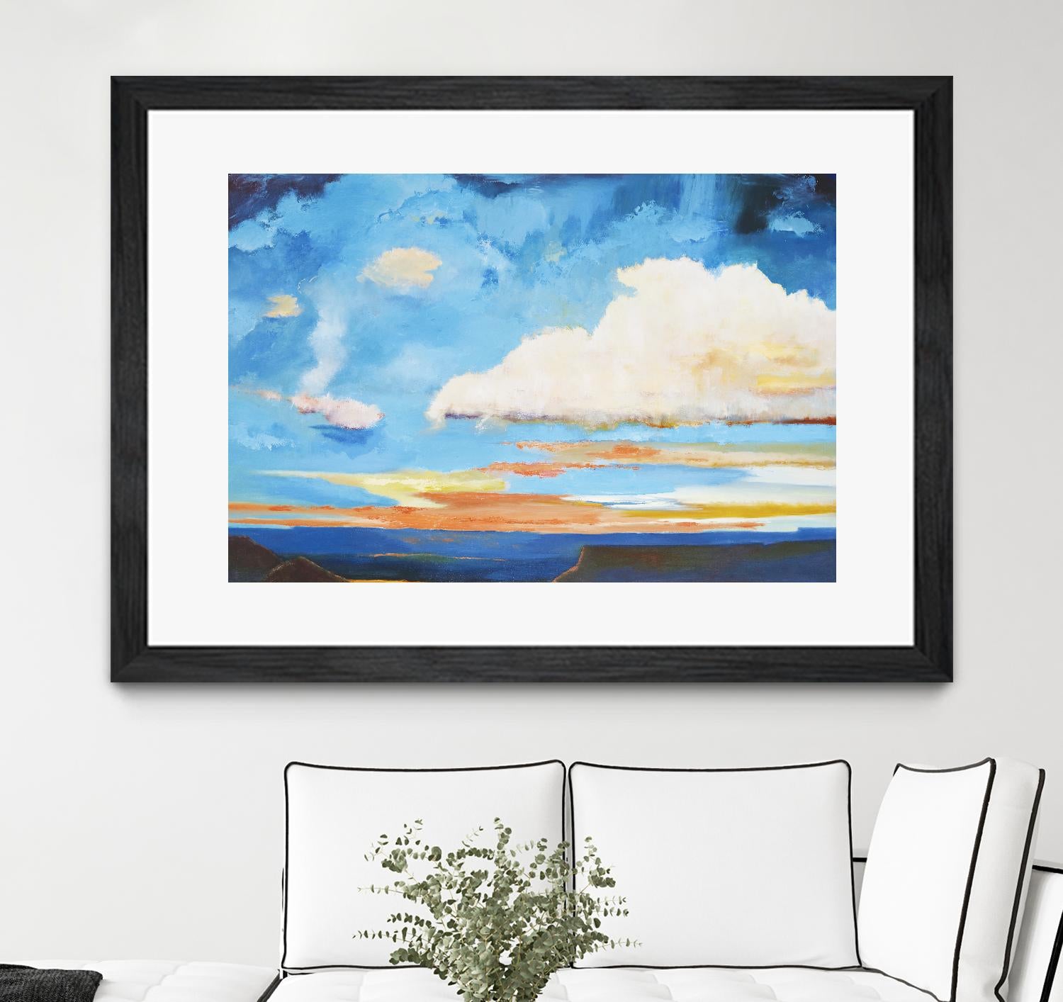 Tranquility by Judith D'Agostino on GIANT ART - white landscape