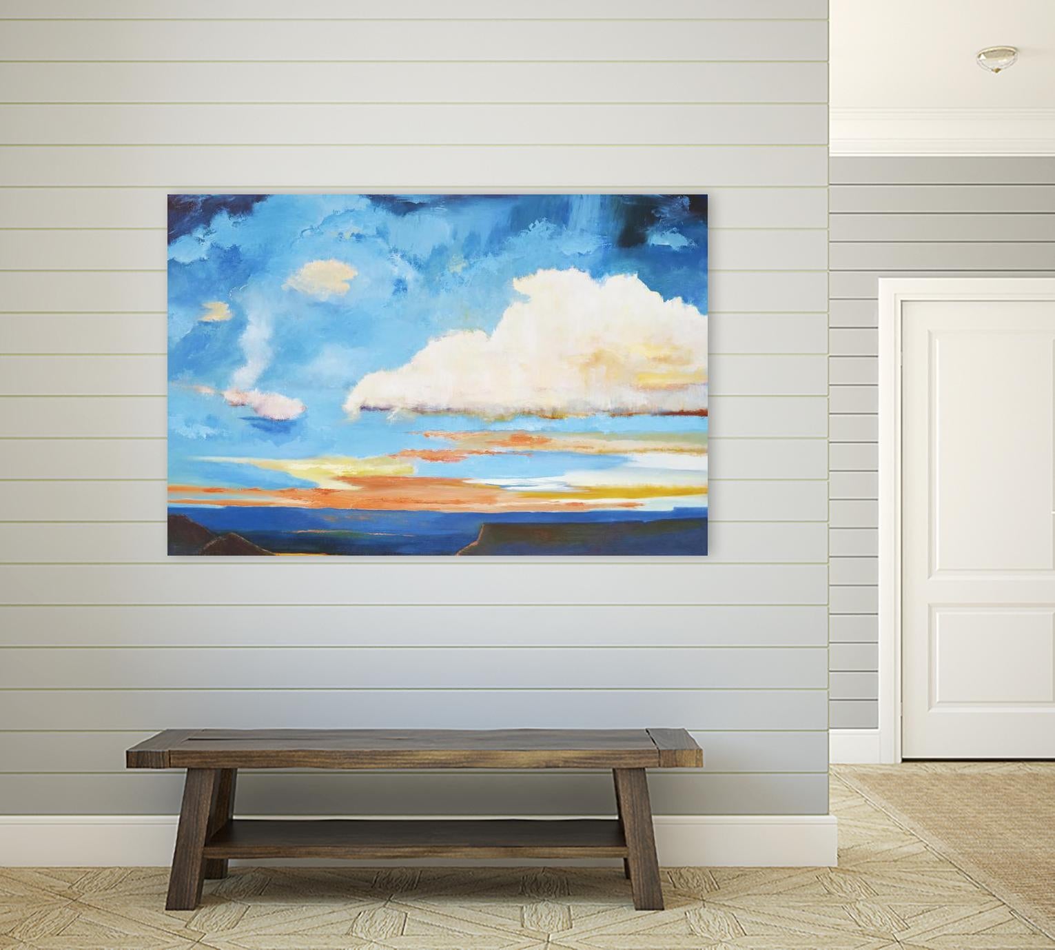 Tranquility by Judith D'Agostino on GIANT ART - white landscape