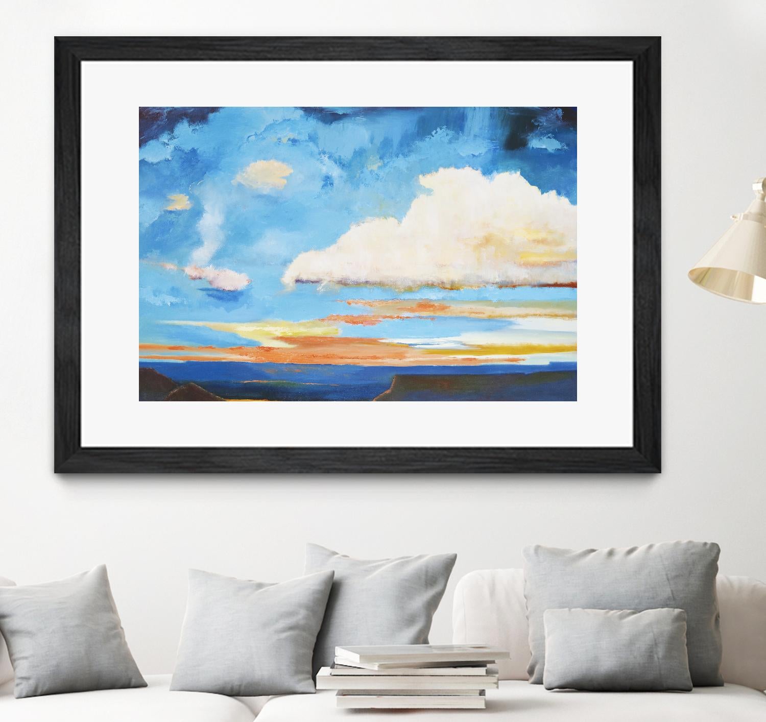 Tranquility by Judith D'Agostino on GIANT ART - white landscape