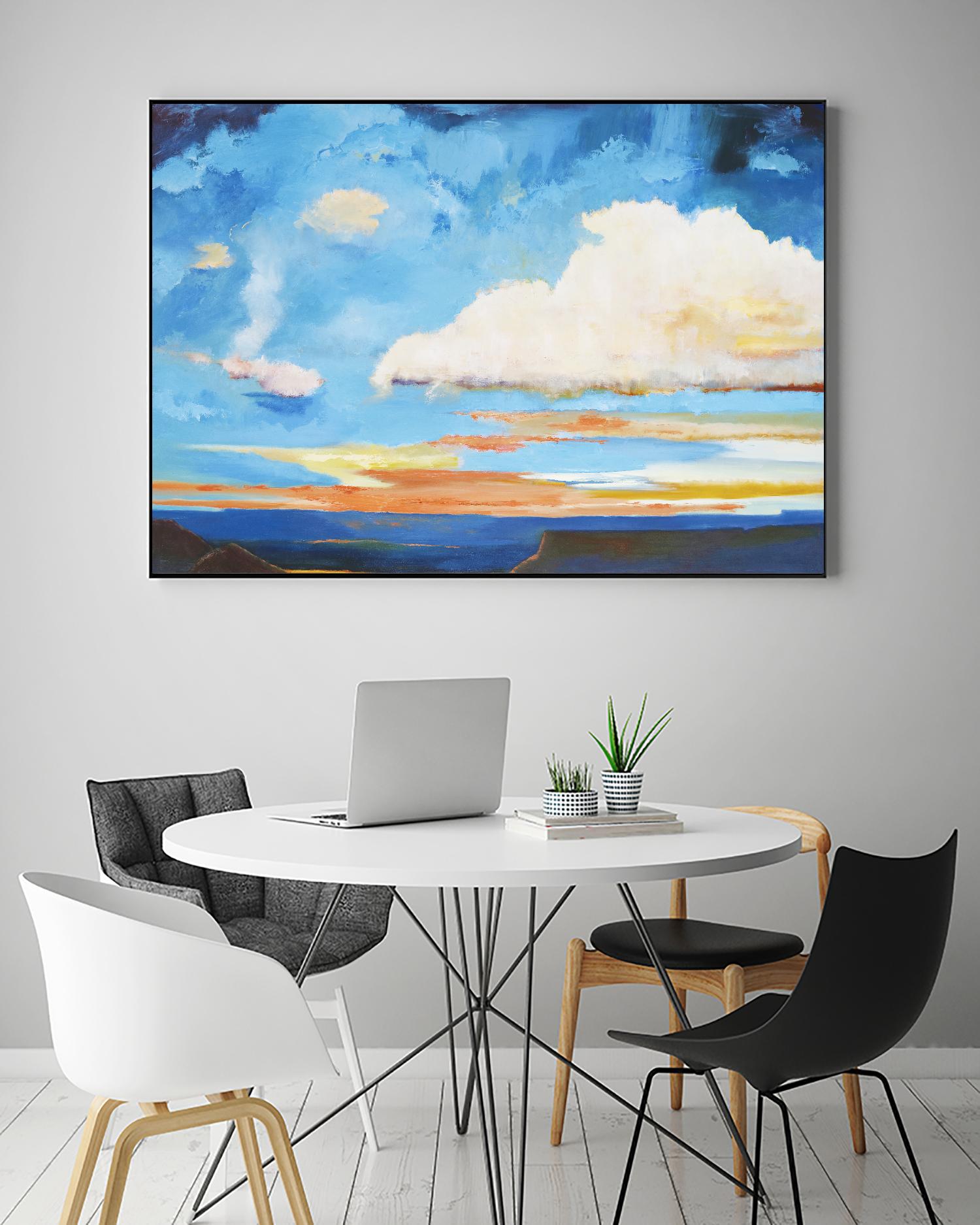 Tranquility by Judith D'Agostino on GIANT ART - white landscape