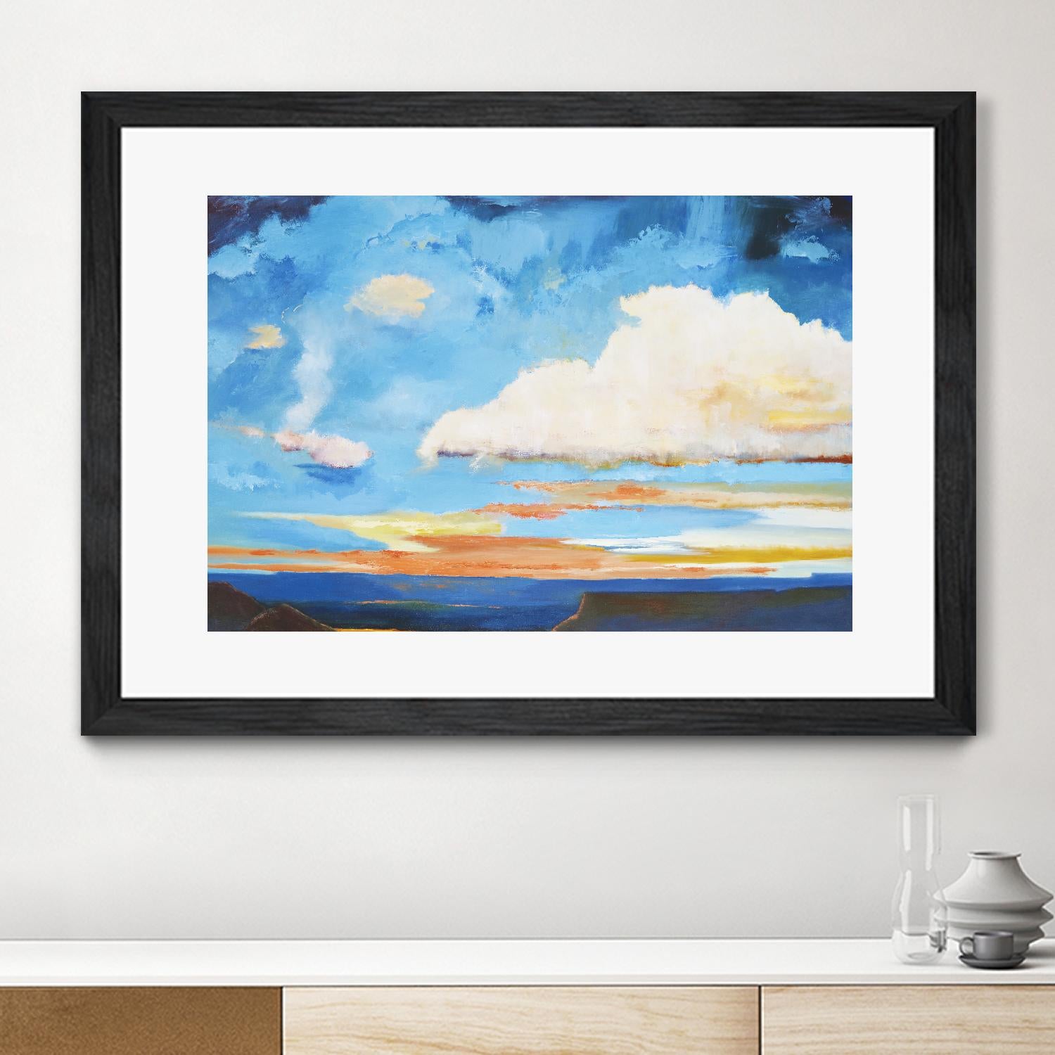 Tranquility by Judith D'Agostino on GIANT ART - white landscape