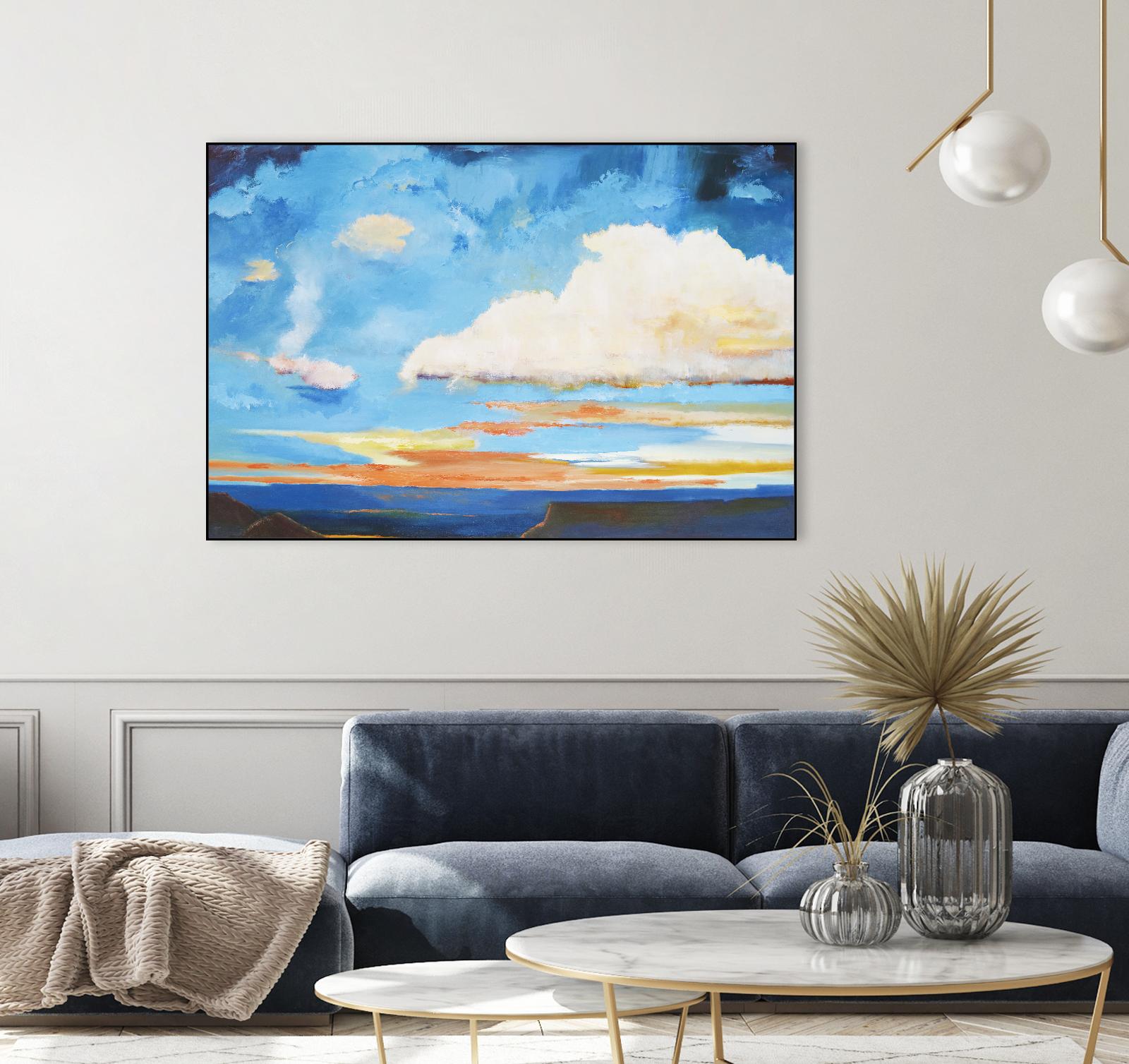 Tranquility by Judith D'Agostino on GIANT ART - white landscape