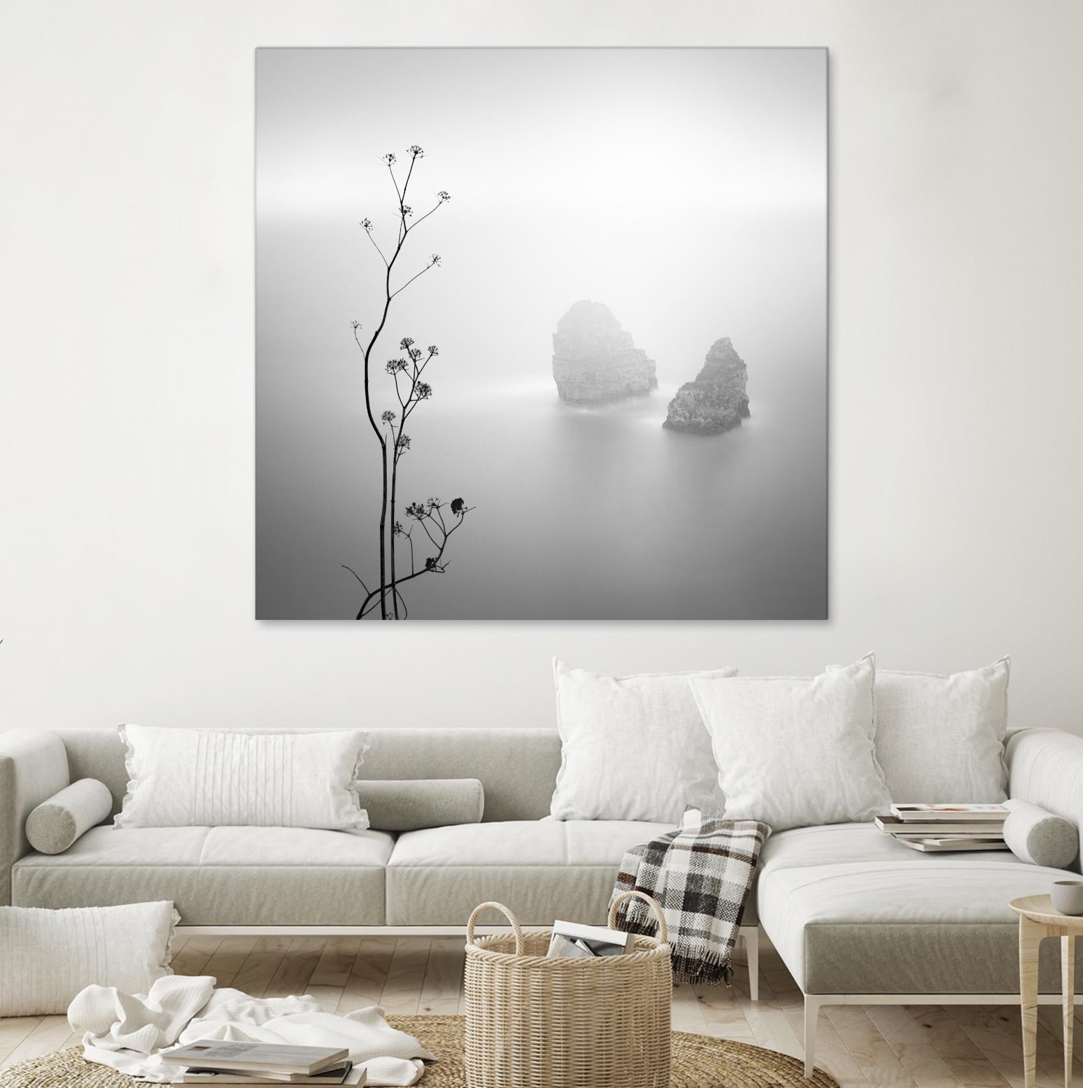 Misty Rocks by Alexandre Manuel on GIANT ART - grey landscape