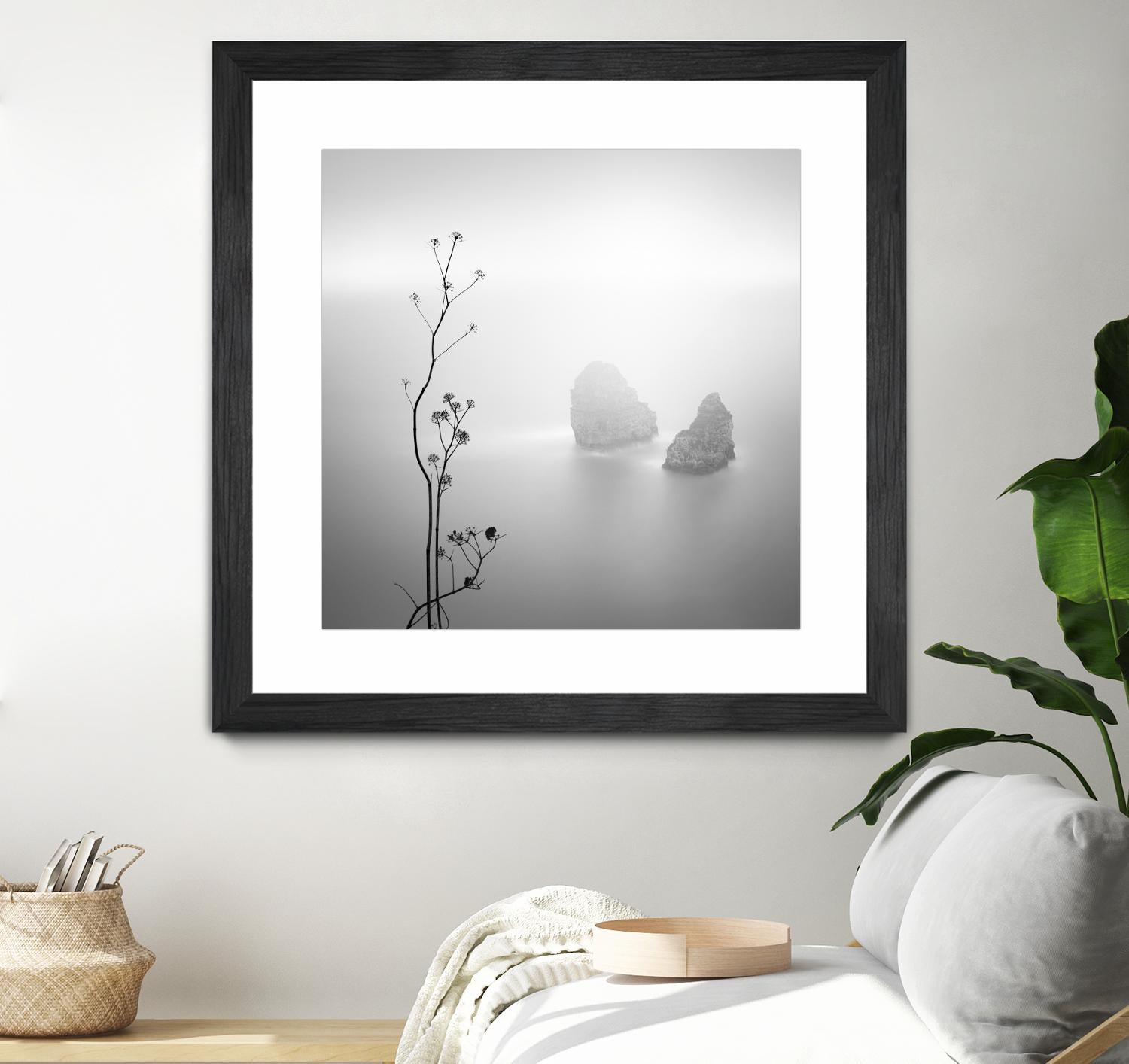 Misty Rocks by Alexandre Manuel on GIANT ART - grey landscape