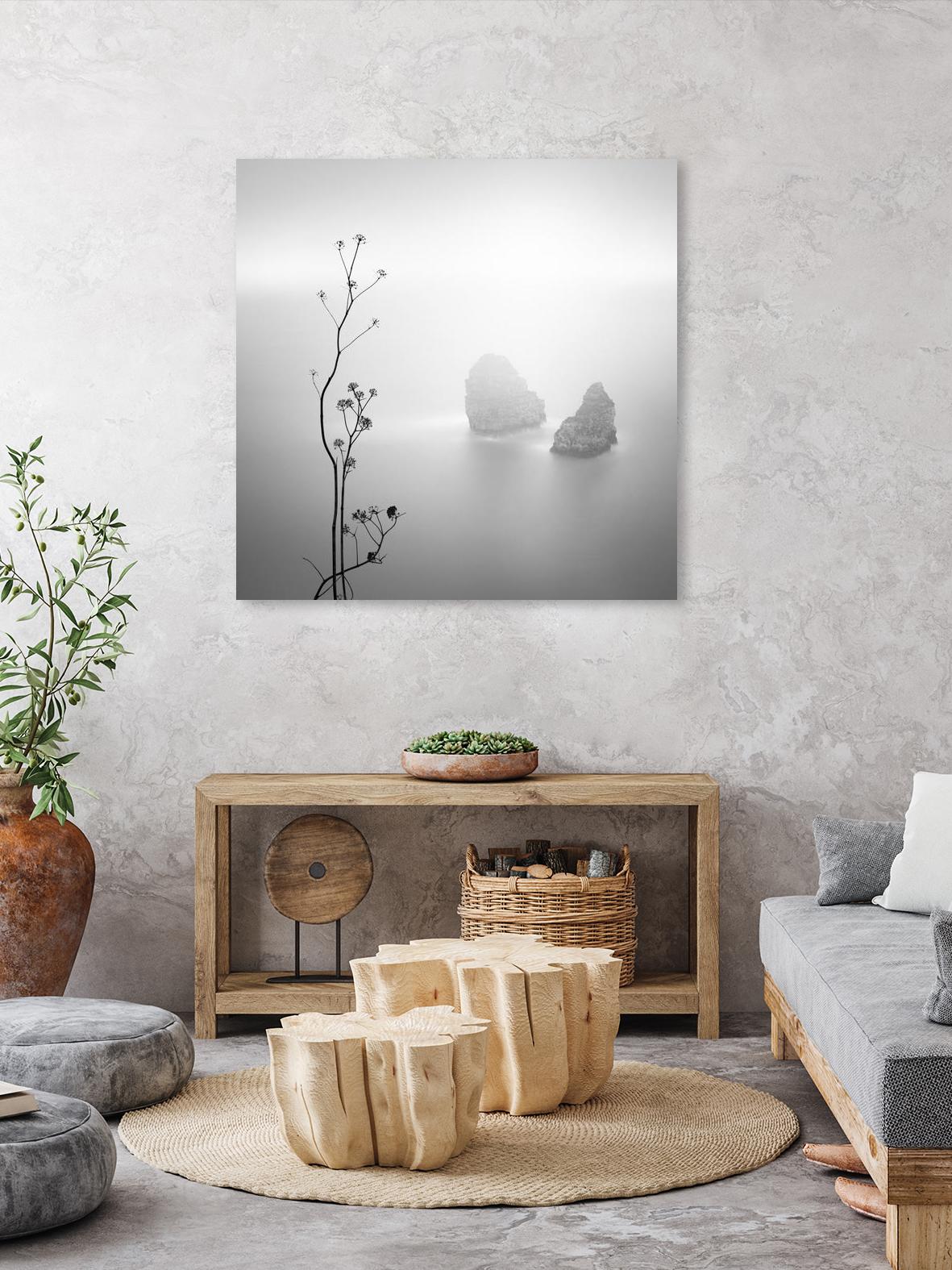 Misty Rocks by Alexandre Manuel on GIANT ART - grey landscape