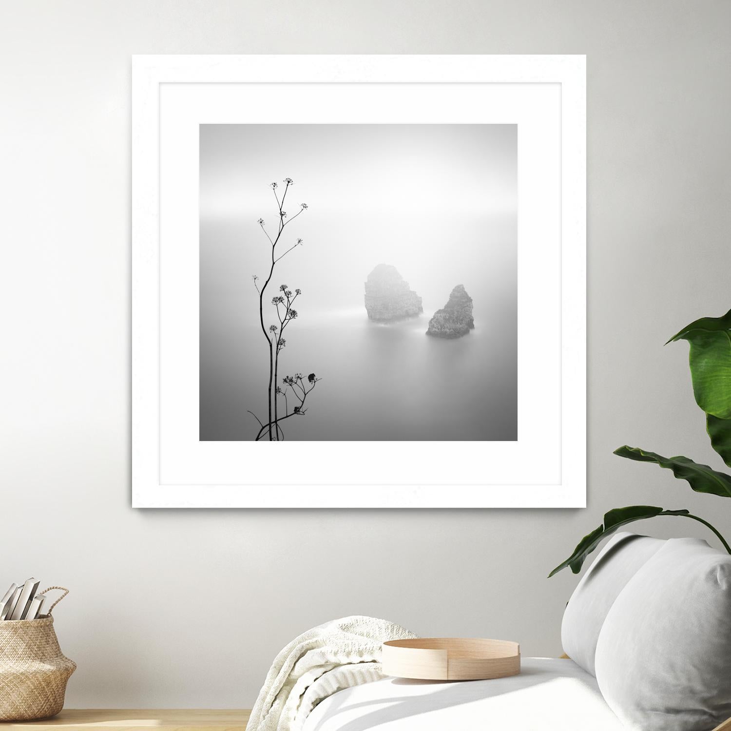 Misty Rocks by Alexandre Manuel on GIANT ART - grey landscape