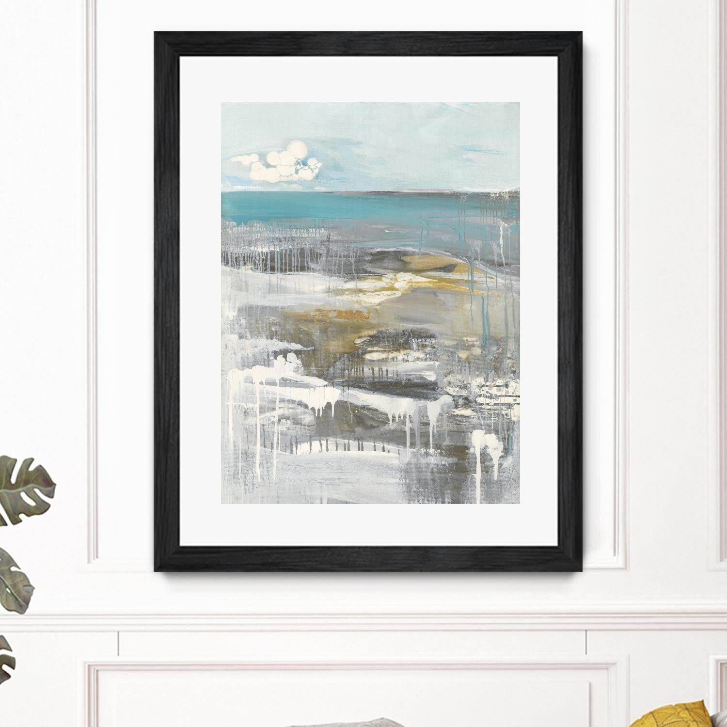 Ocean I by Grace Rowman on GIANT ART - grey abstract