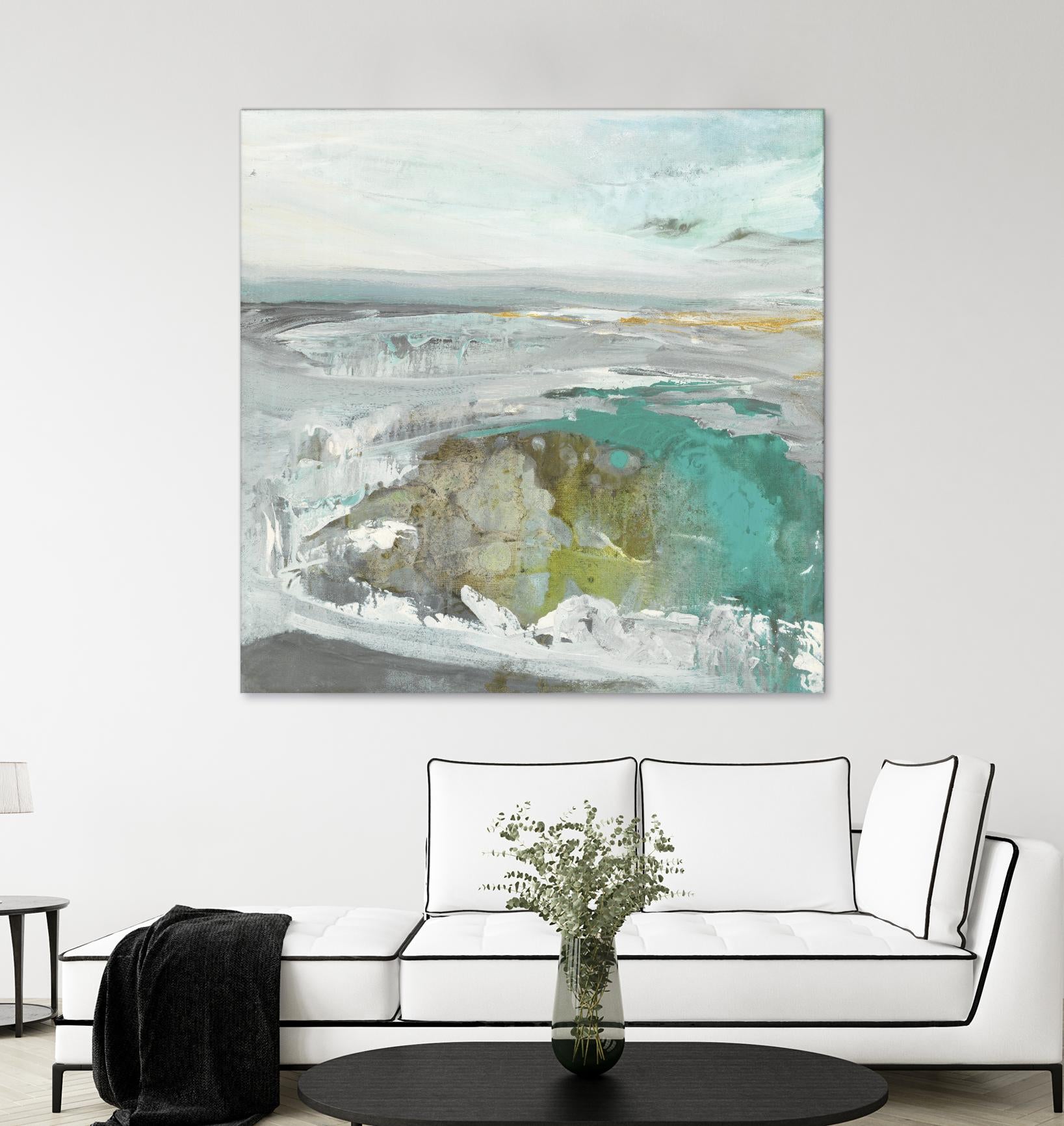 Ocean II by Grace Rowman on GIANT ART - blue abstract