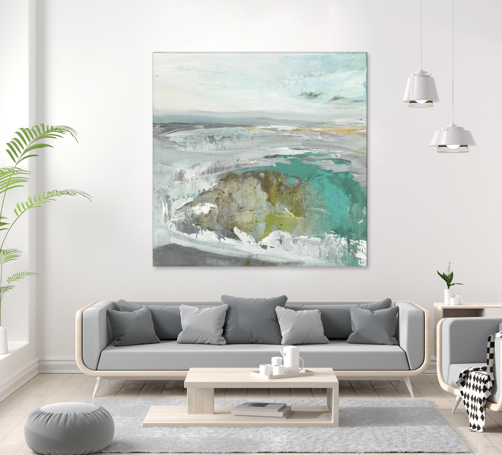 Ocean II by Grace Rowman on GIANT ART - blue abstract