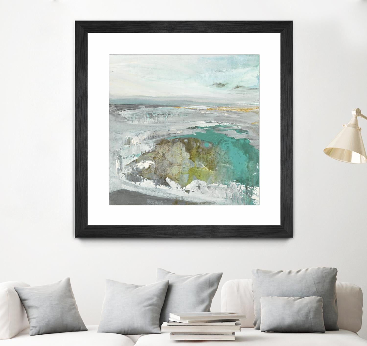 Ocean II by Grace Rowman on GIANT ART - blue abstract