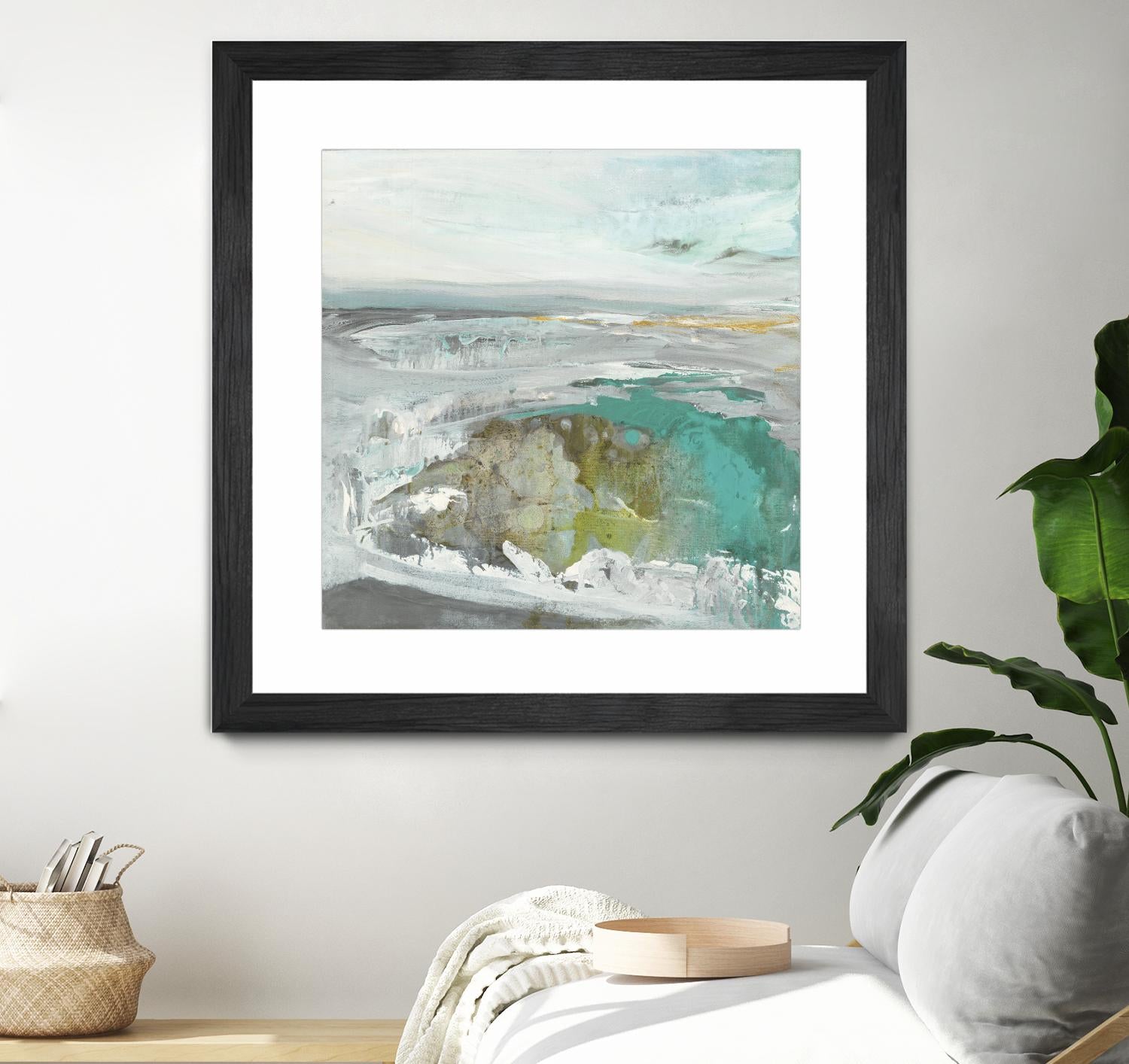 Ocean II by Grace Rowman on GIANT ART - blue abstract