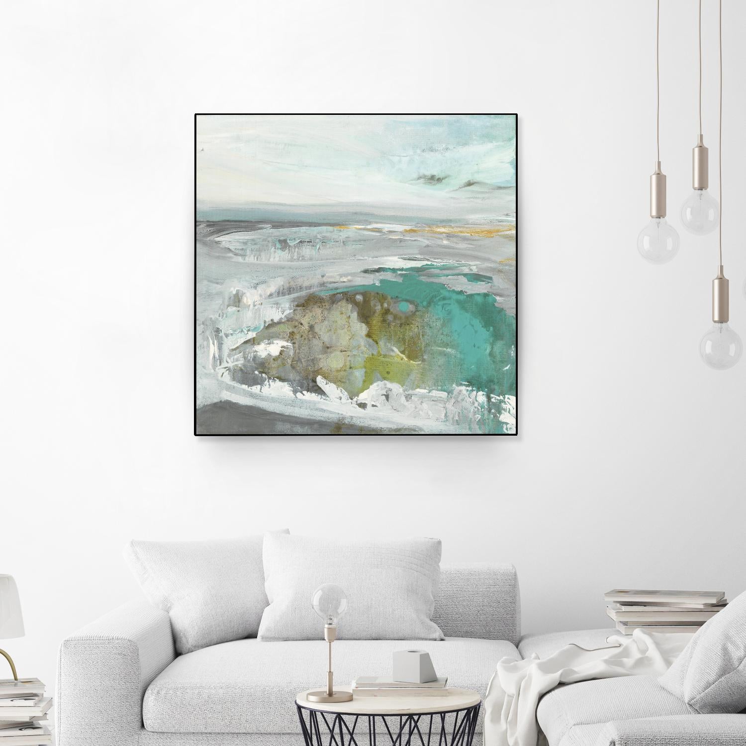 Ocean II by Grace Rowman on GIANT ART - blue abstract