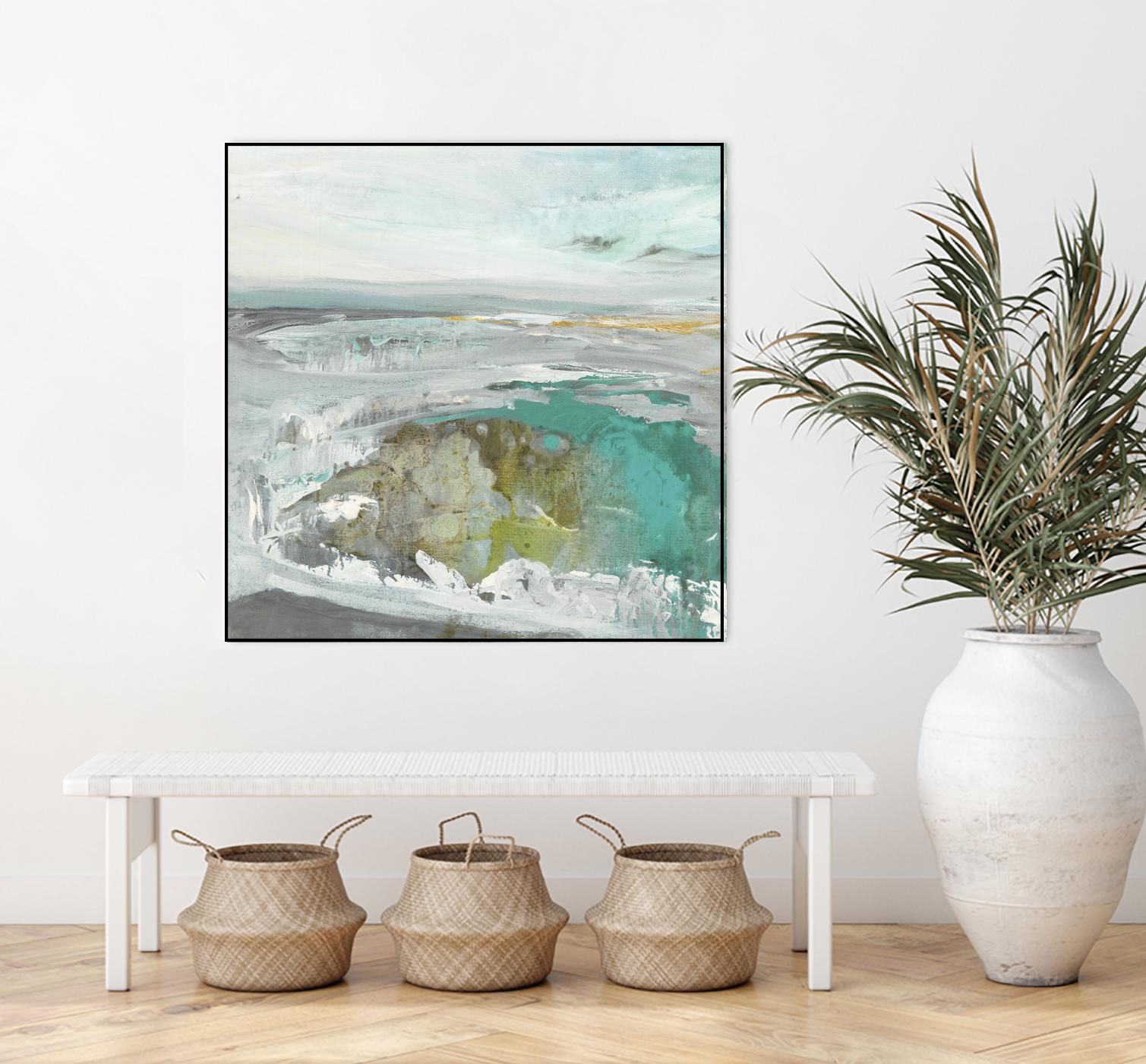 Ocean II by Grace Rowman on GIANT ART - blue abstract