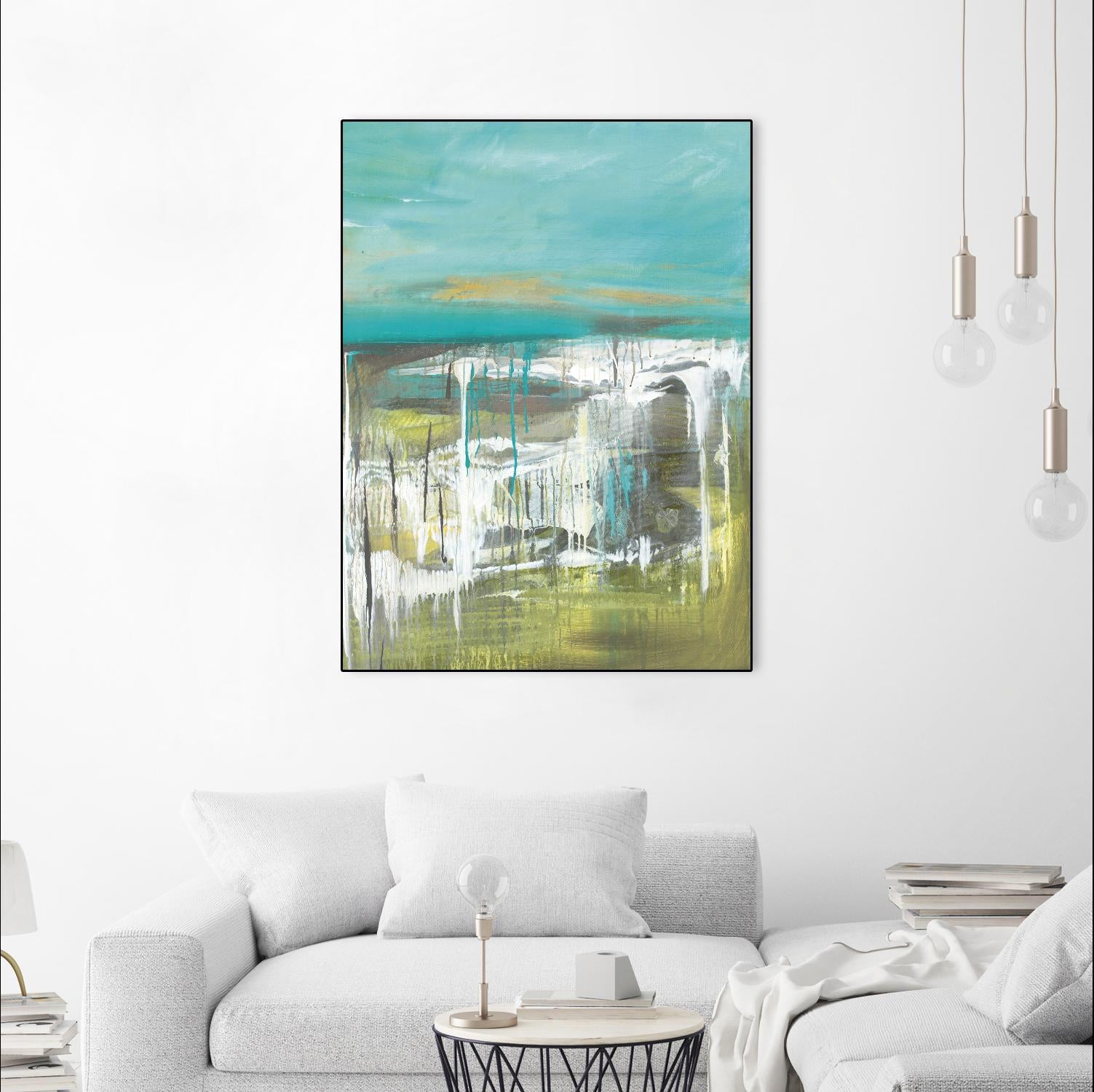 From The Shore I by Grace Rowman on GIANT ART - green abstract