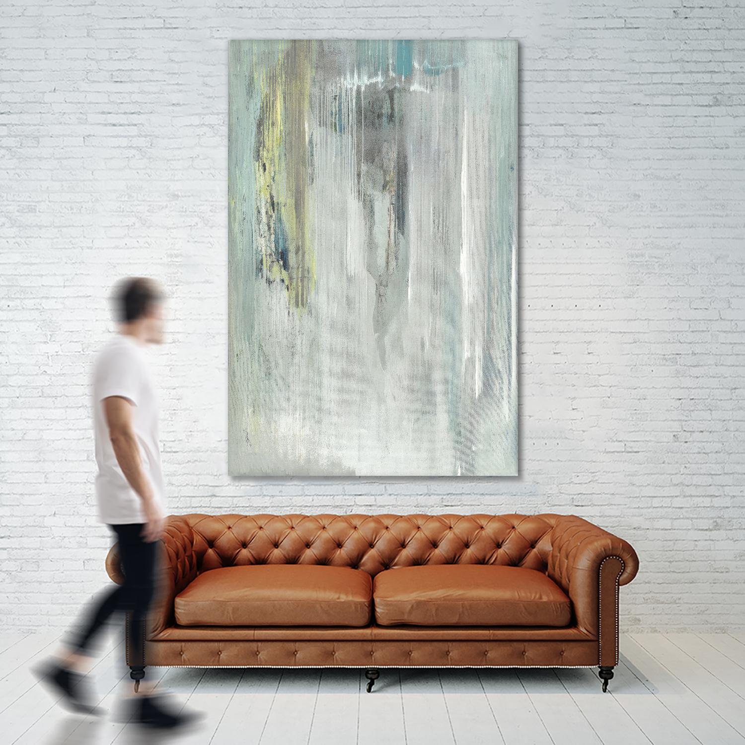 The Rain by Grace Rowan on GIANT ART - white abstract