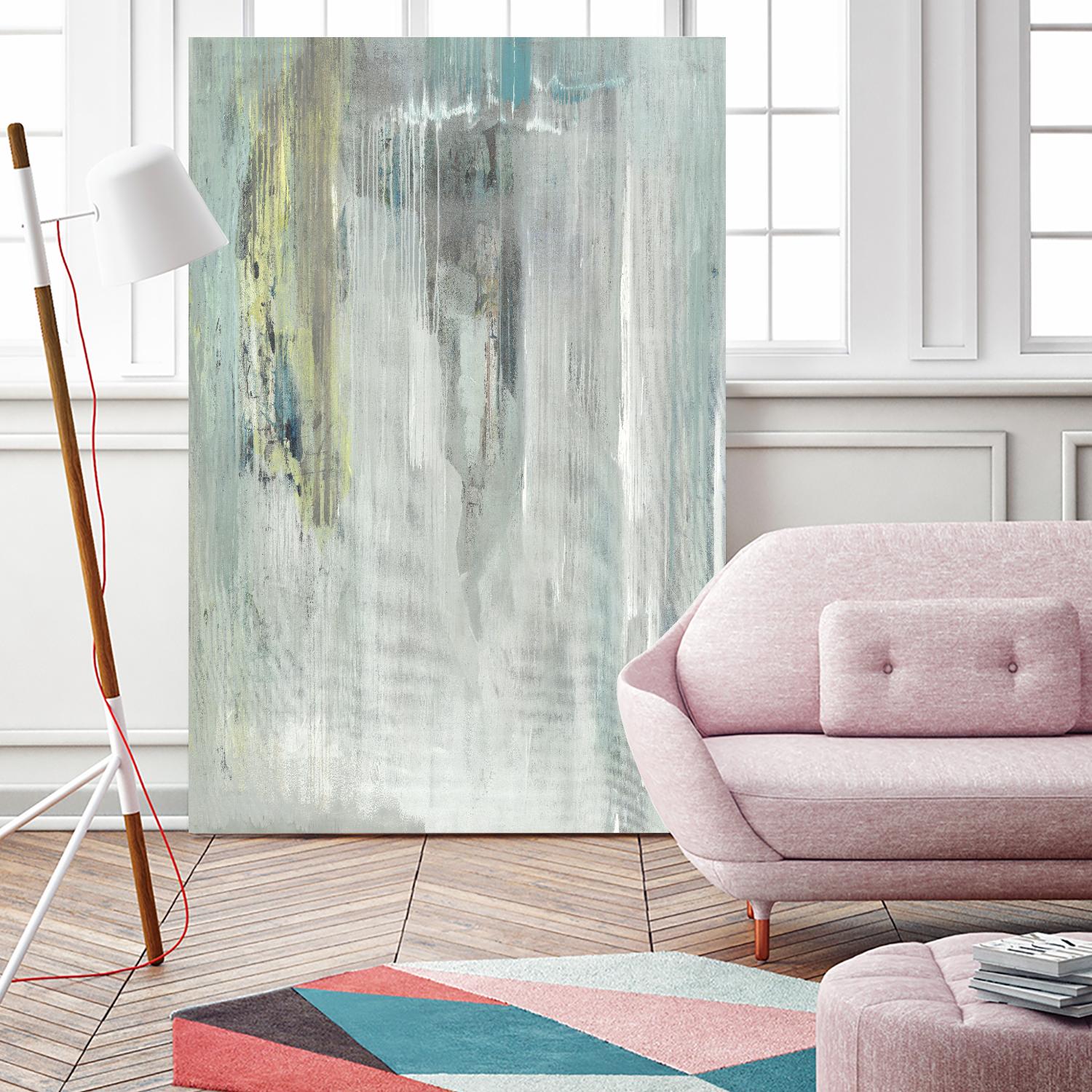 The Rain by Grace Rowan on GIANT ART - white abstract