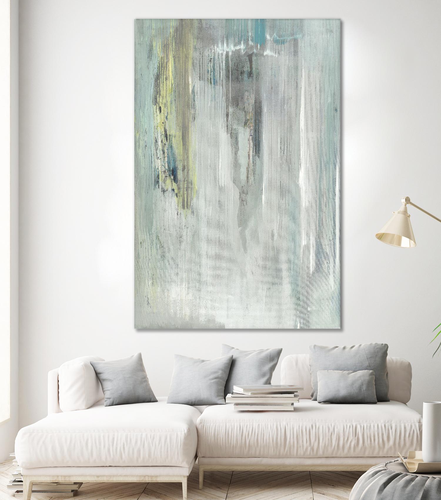 The Rain by Grace Rowan on GIANT ART - white abstract