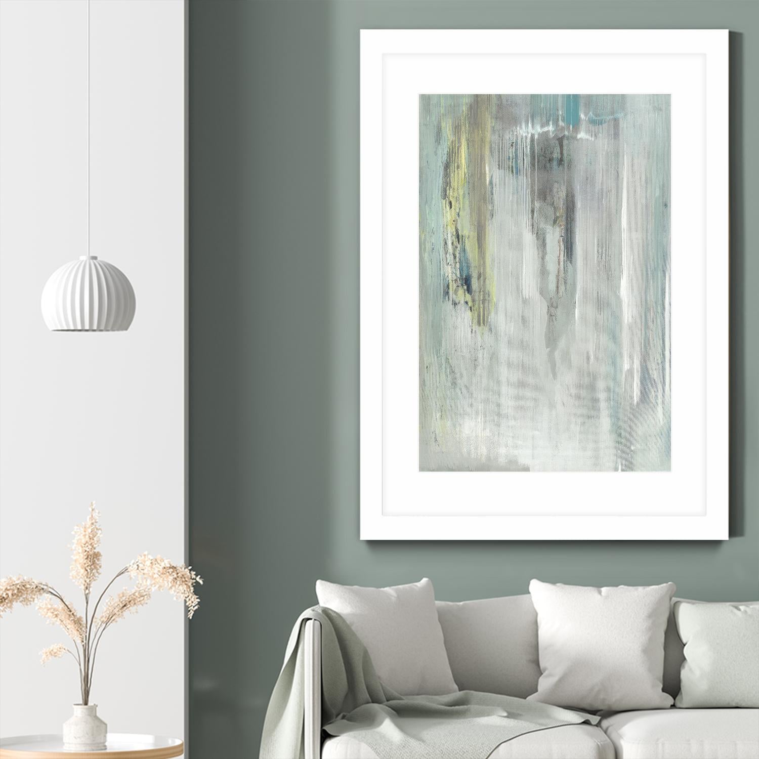 The Rain by Grace Rowan on GIANT ART - white abstract