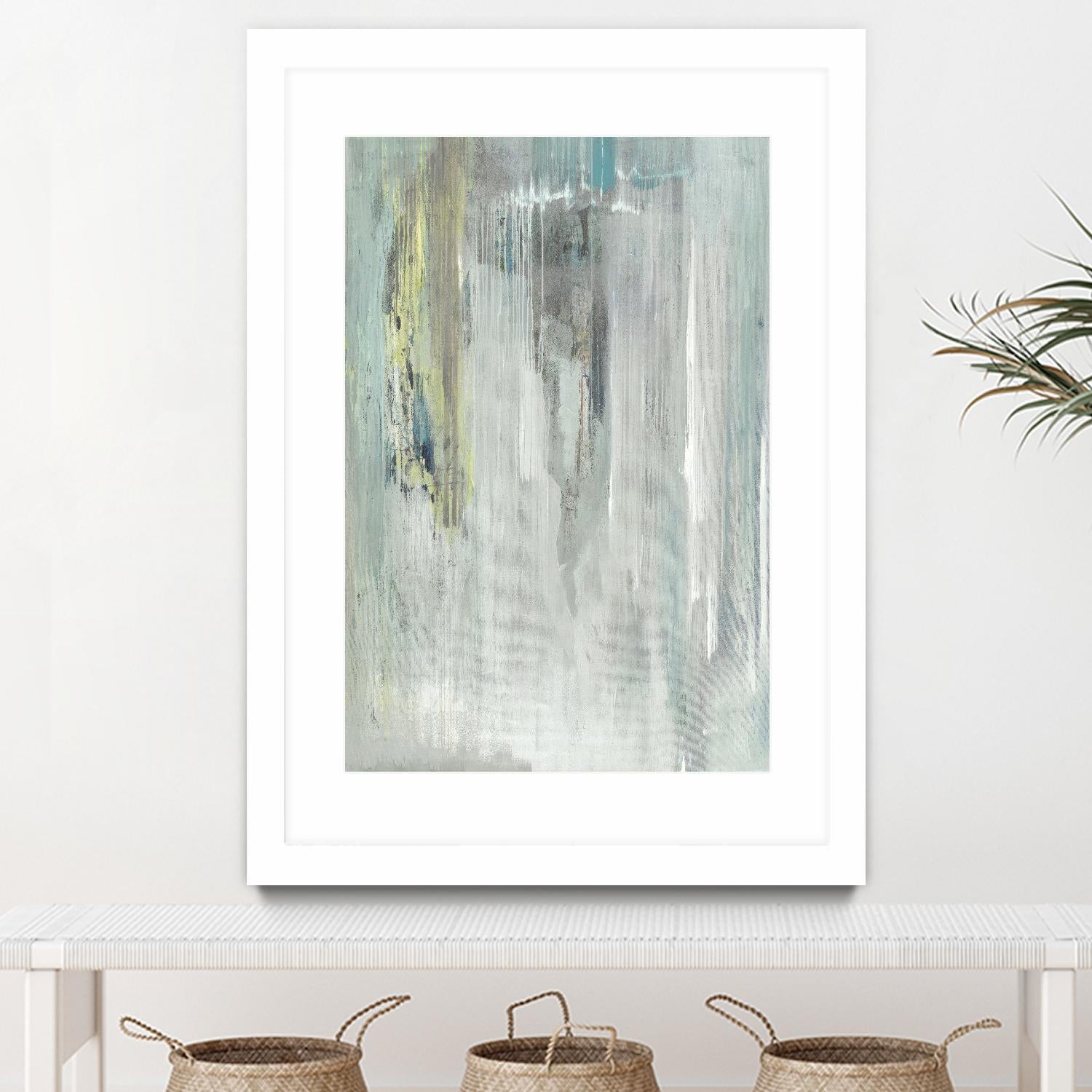 The Rain by Grace Rowan on GIANT ART - white abstract