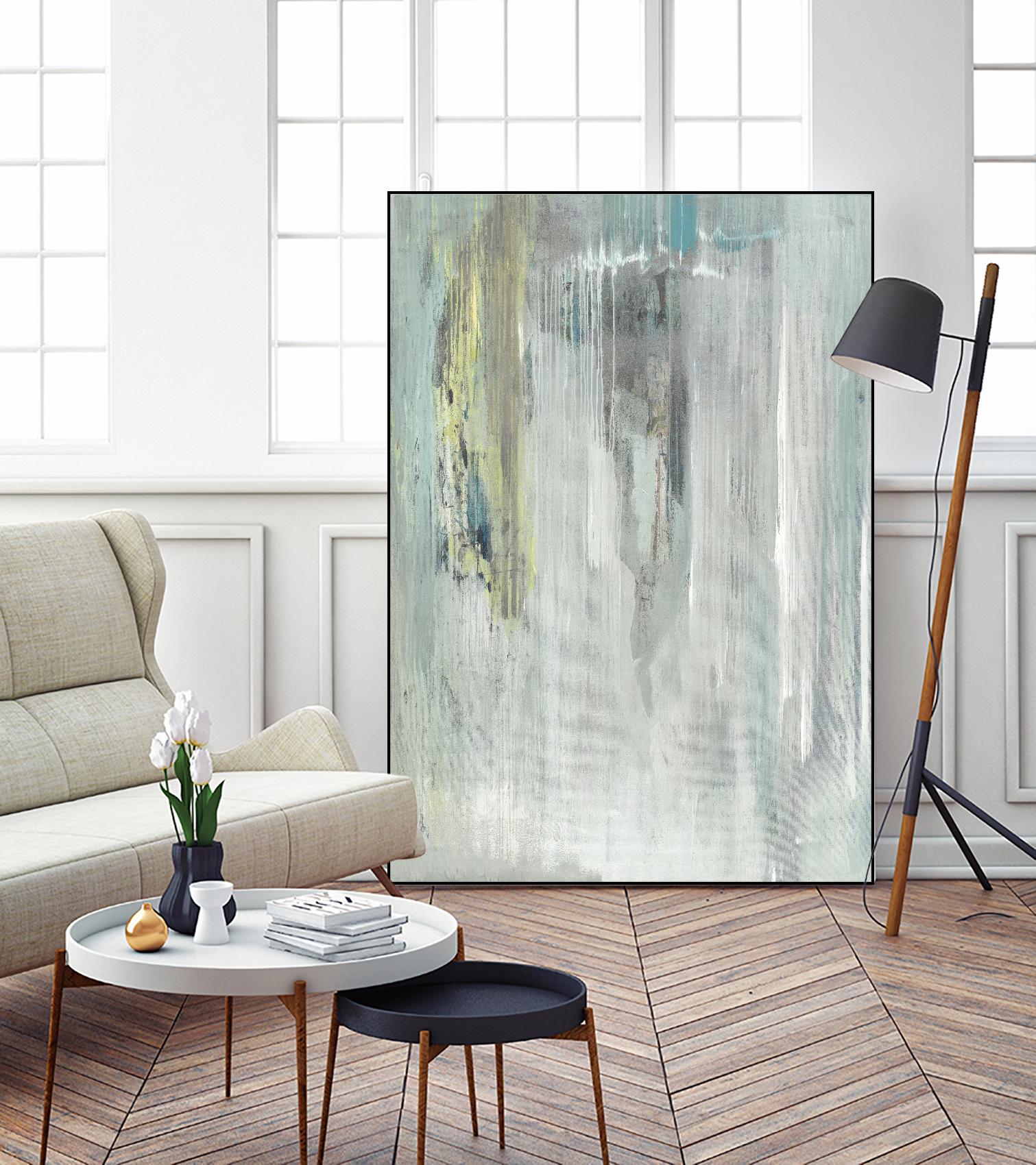 The Rain by Grace Rowan on GIANT ART - white abstract