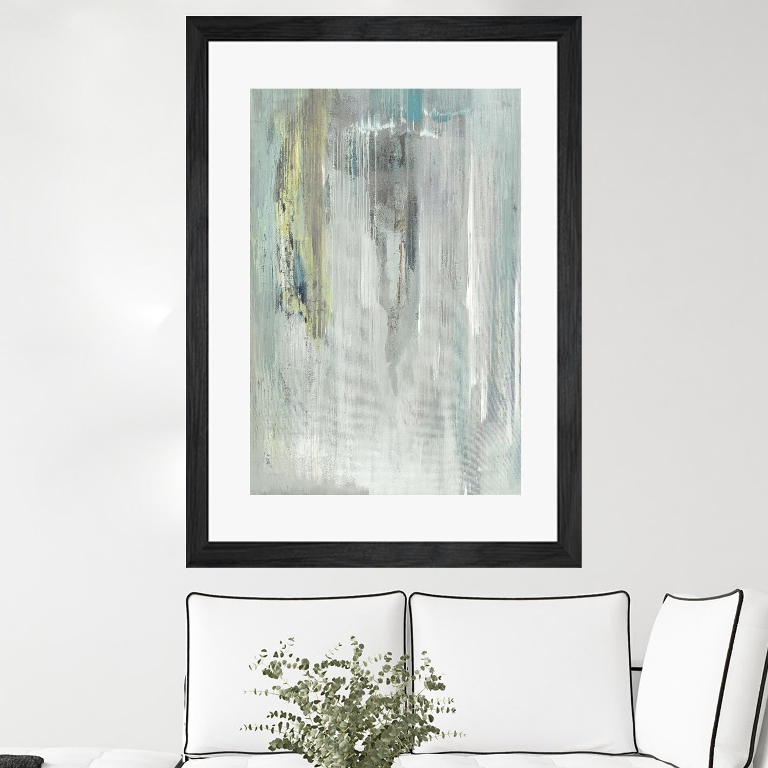 The Rain by Grace Rowan on GIANT ART - white abstract