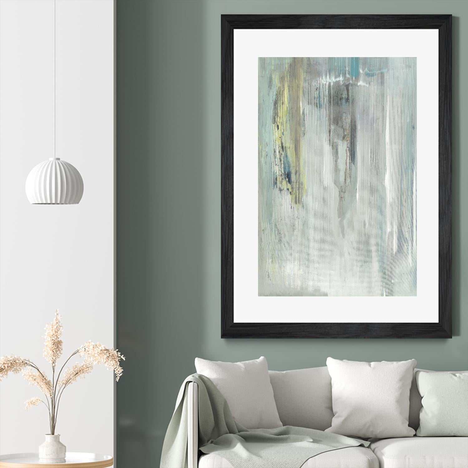 The Rain by Grace Rowan on GIANT ART - white abstract