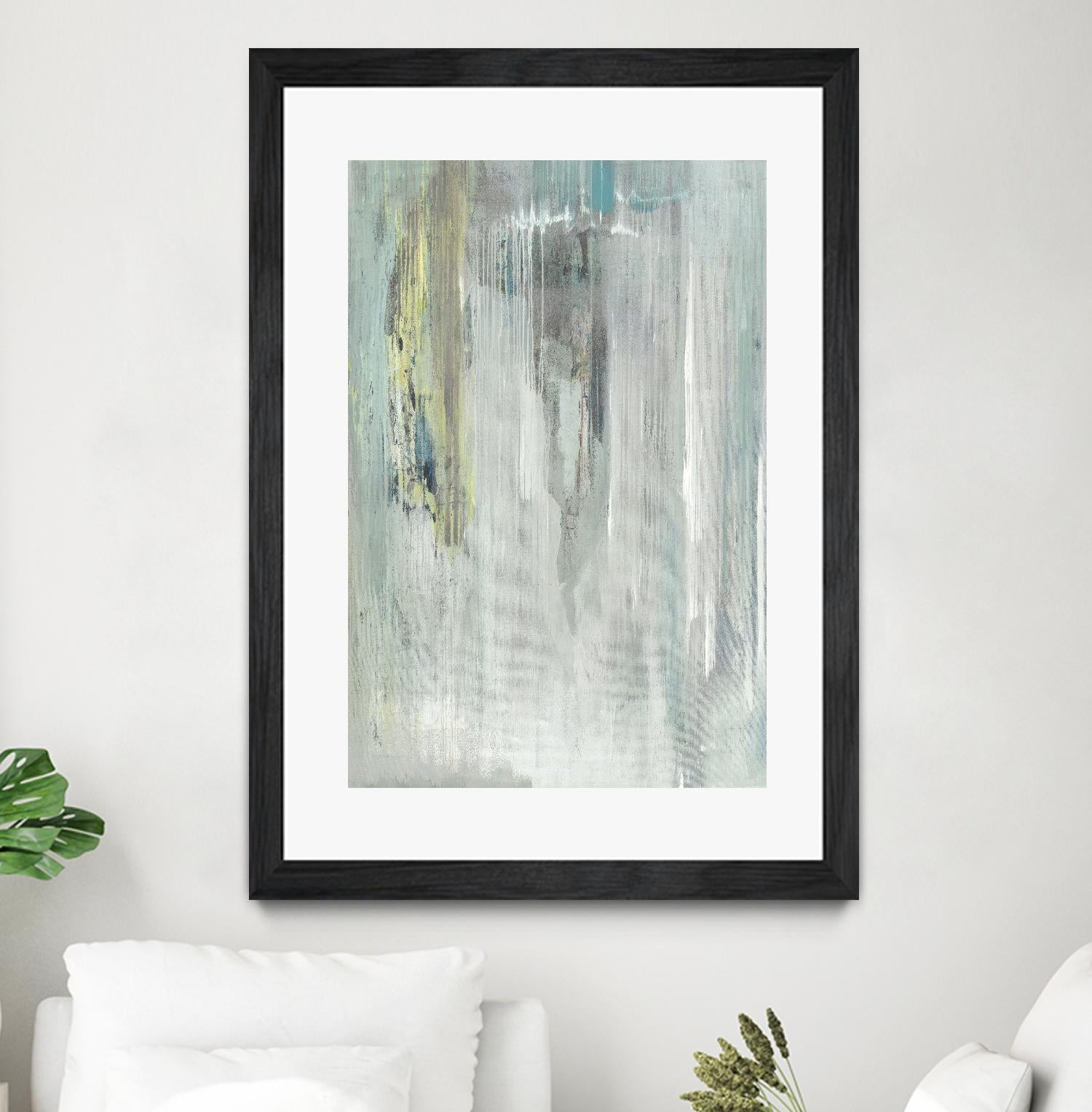 The Rain by Grace Rowan on GIANT ART - white abstract