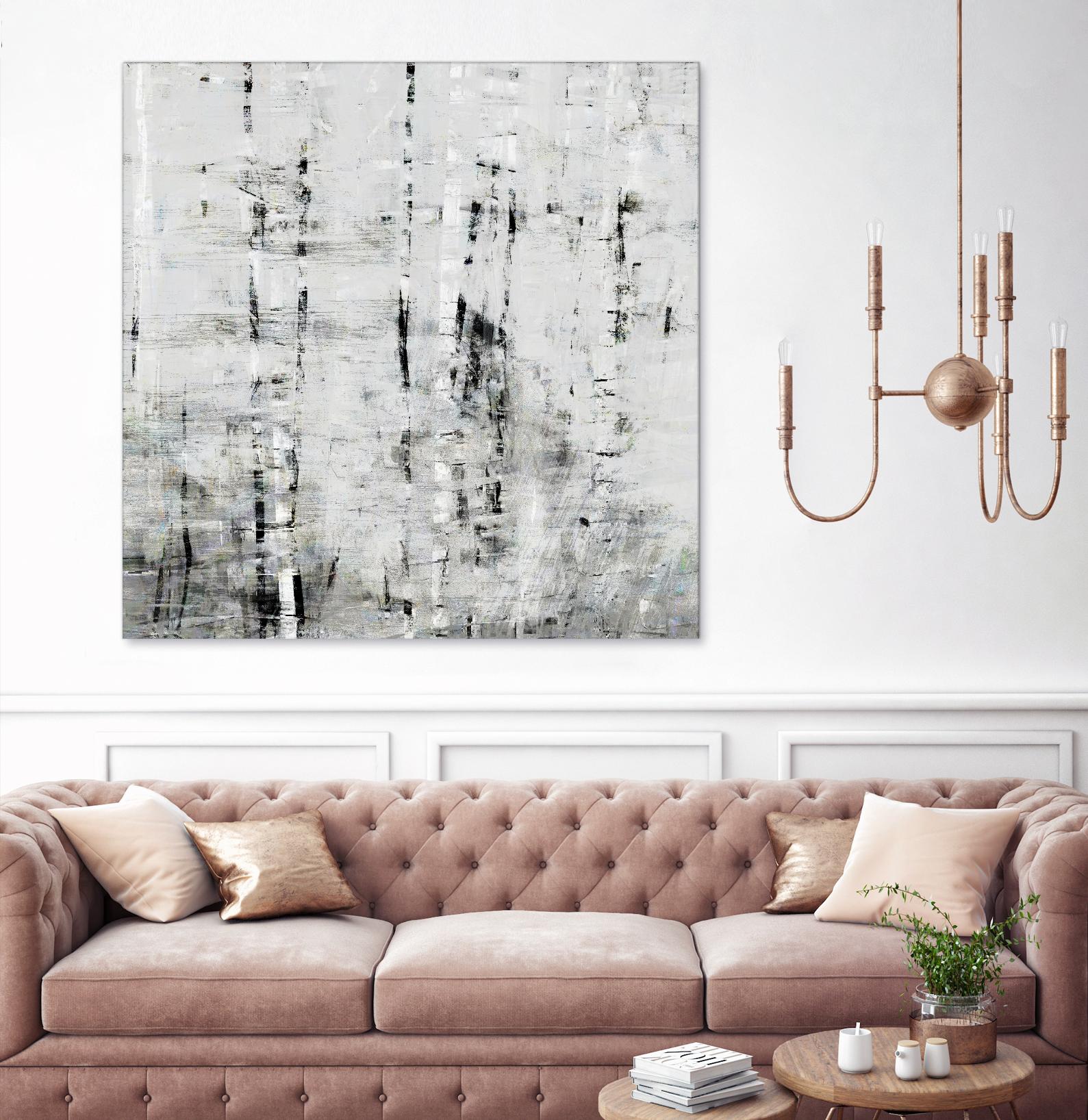 Birch Perspective II by John Bingham on GIANT ART - grey Abstract