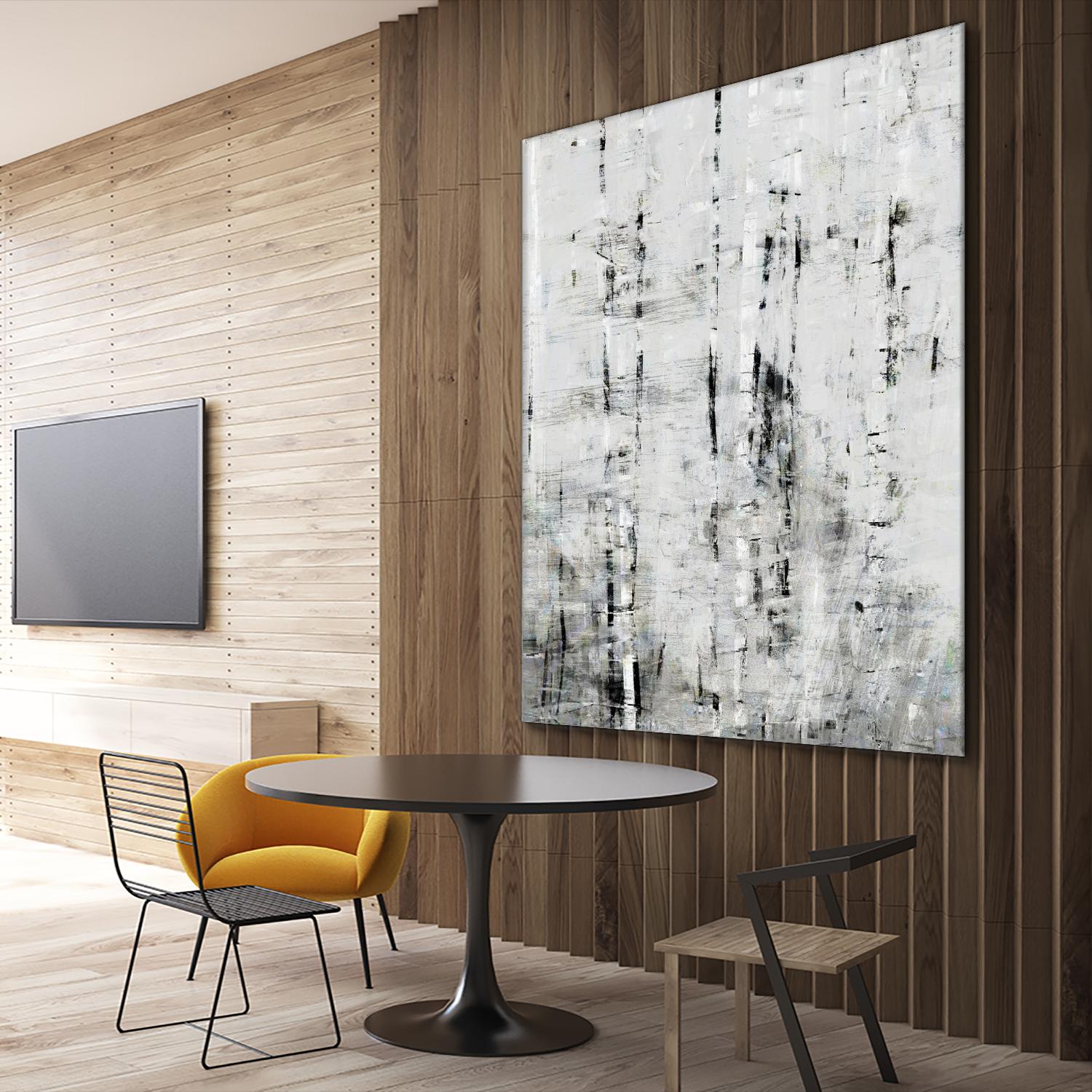 Birch Perspective II by John Bingham on GIANT ART - grey Abstract