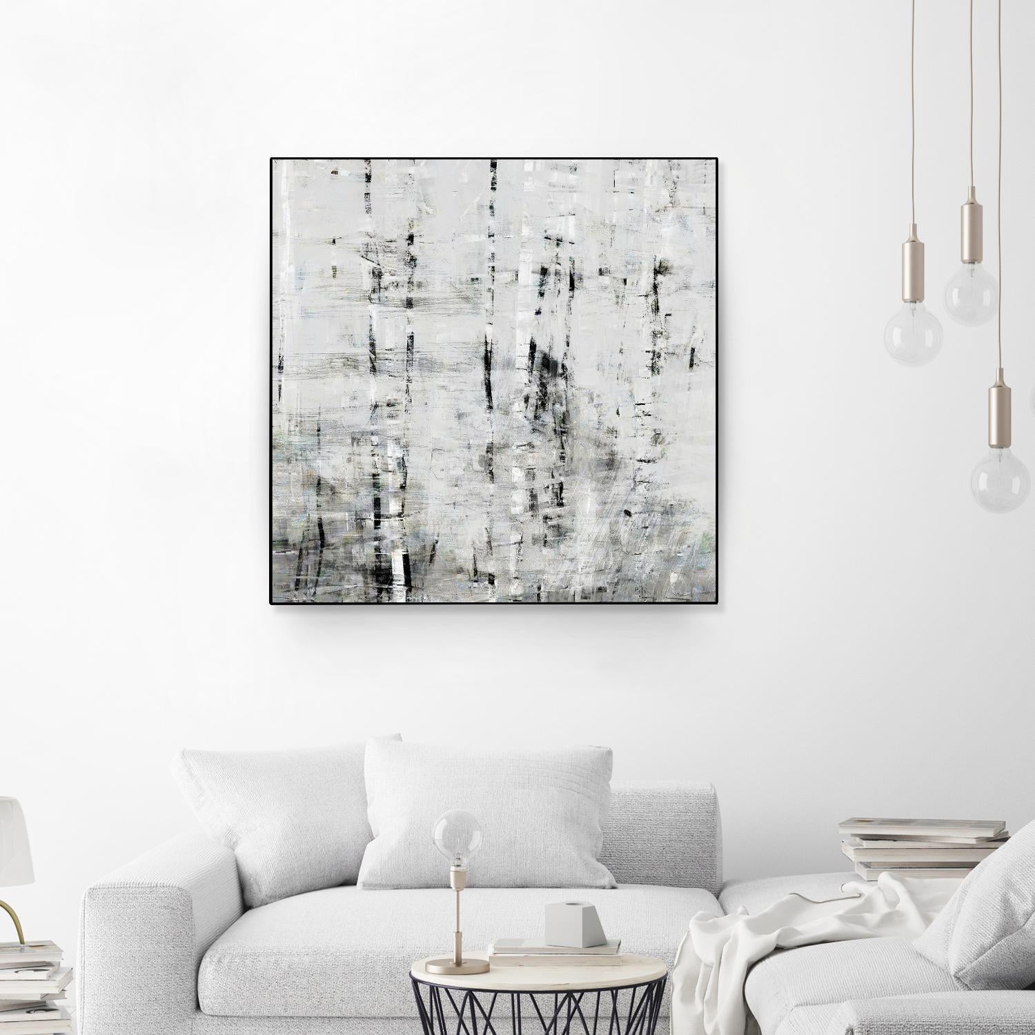 Birch Perspective II by John Bingham on GIANT ART - grey Abstract