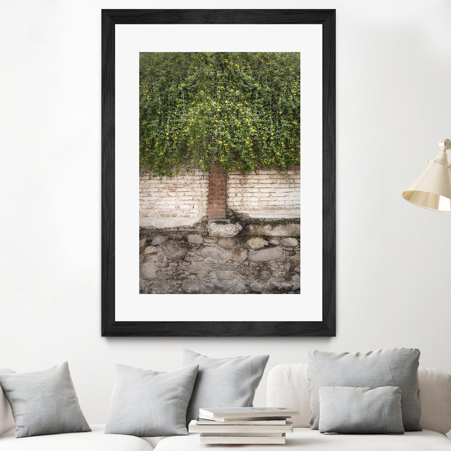 Stairway to Green by John Bingham on GIANT ART - grey city scene