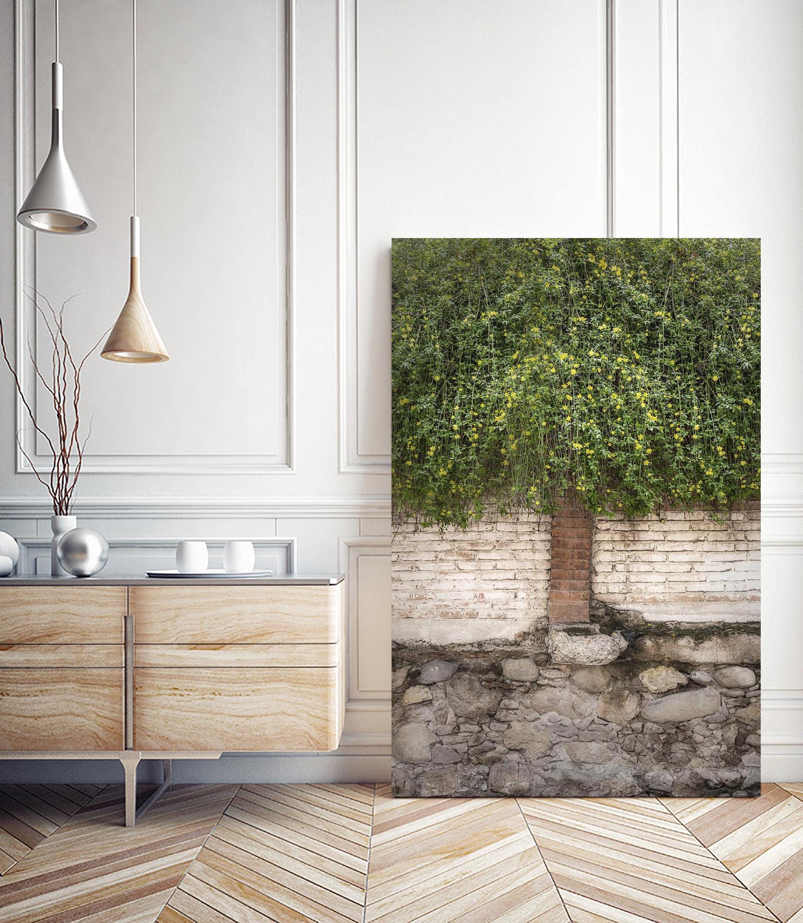 Stairway to Green by John Bingham on GIANT ART - grey city scene