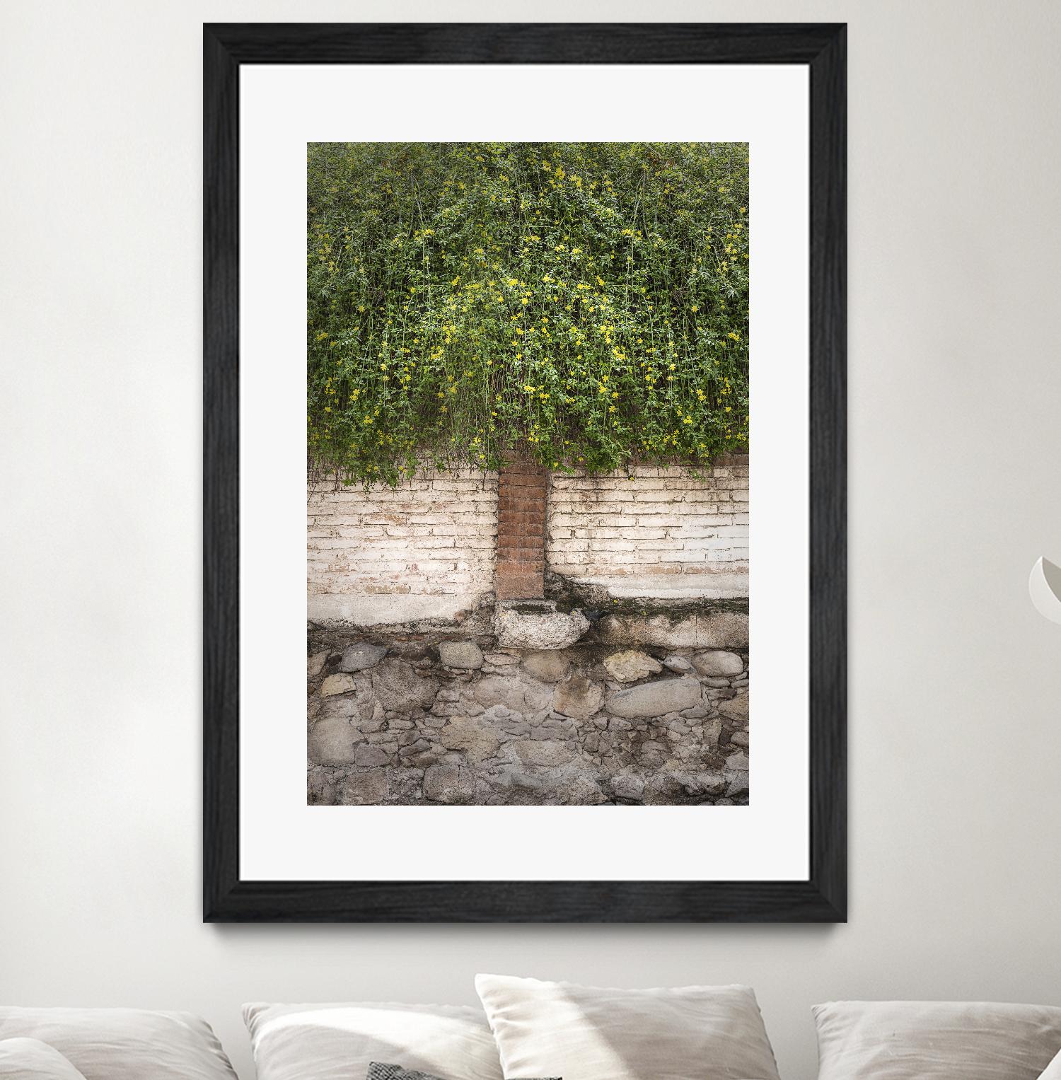 Stairway to Green by John Bingham on GIANT ART - grey city scene