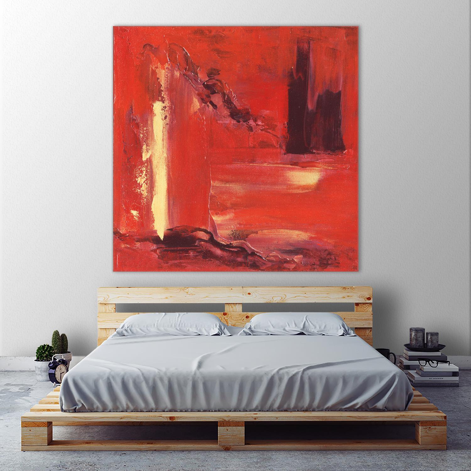 On the Tide by Marianne Broome on GIANT ART - yellow abstract