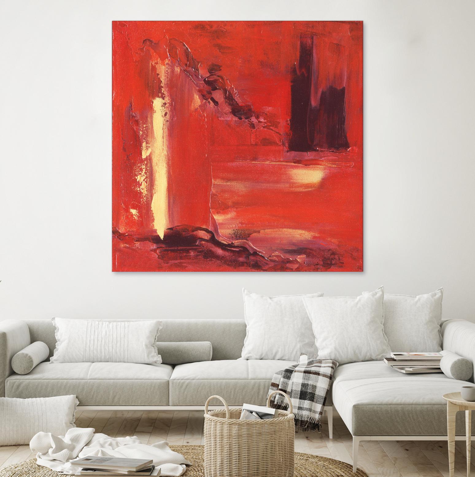 On the Tide by Marianne Broome on GIANT ART - yellow abstract