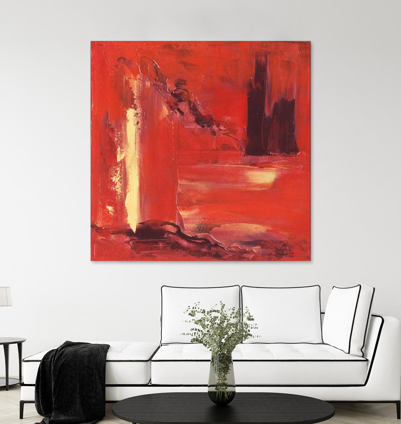 On the Tide by Marianne Broome on GIANT ART - yellow abstract