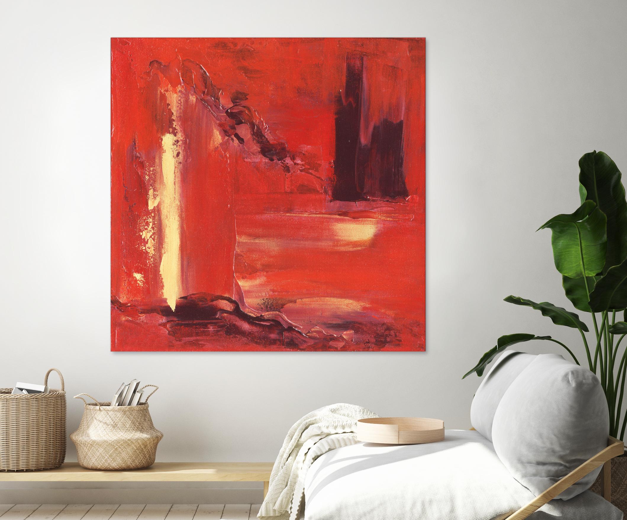 On the Tide by Marianne Broome on GIANT ART - yellow abstract