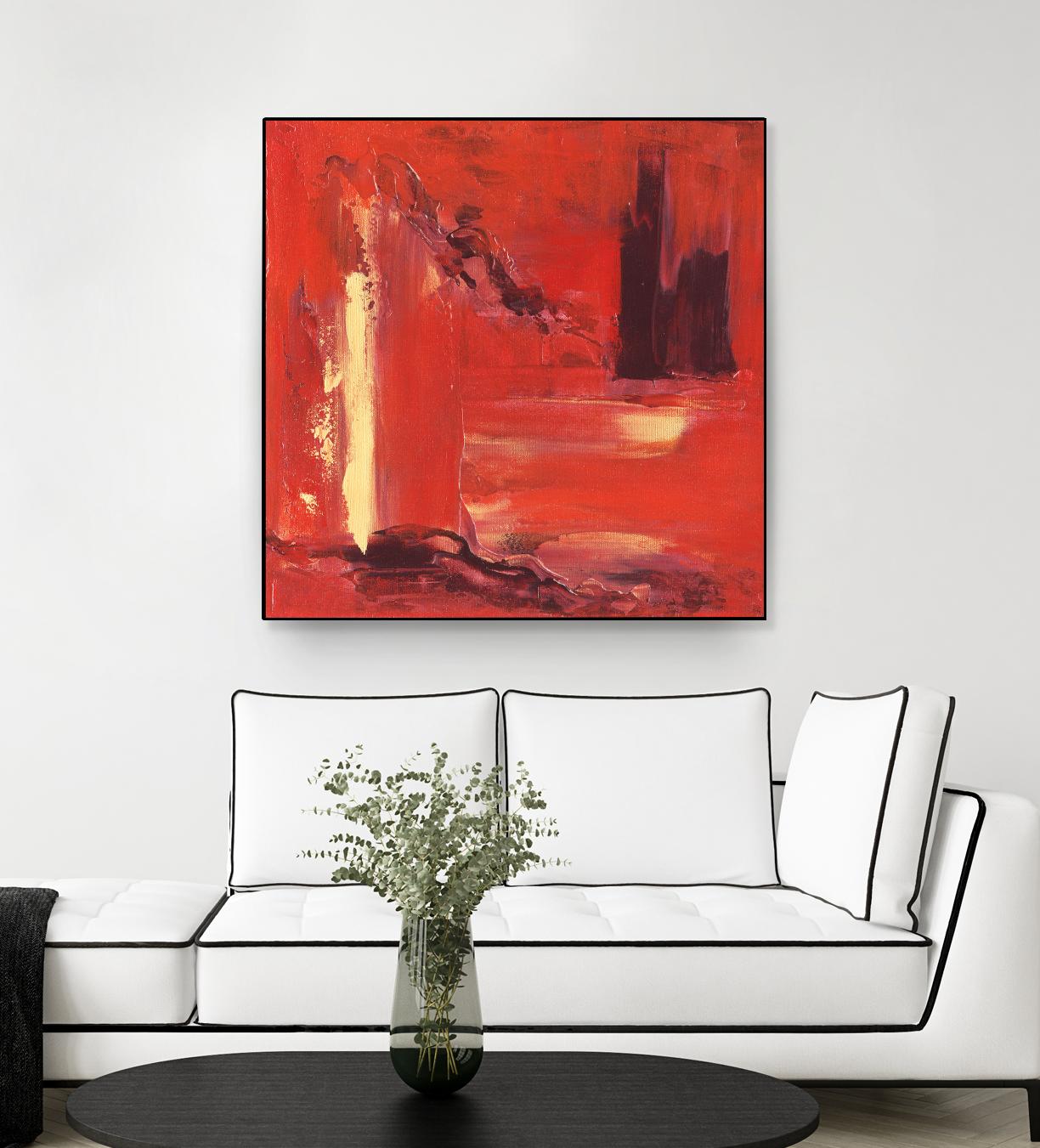 On the Tide by Marianne Broome on GIANT ART - yellow abstract