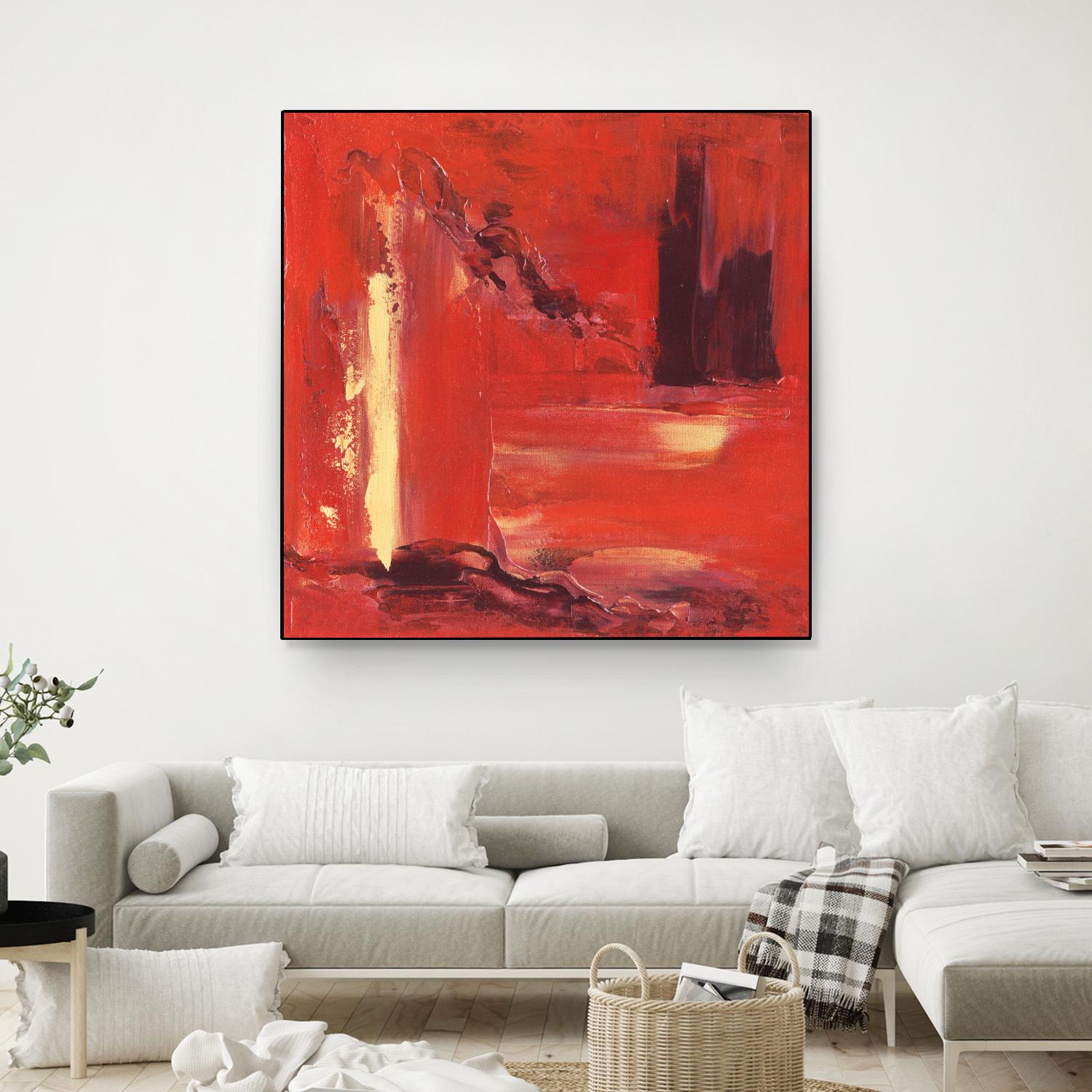 On the Tide by Marianne Broome on GIANT ART - yellow abstract