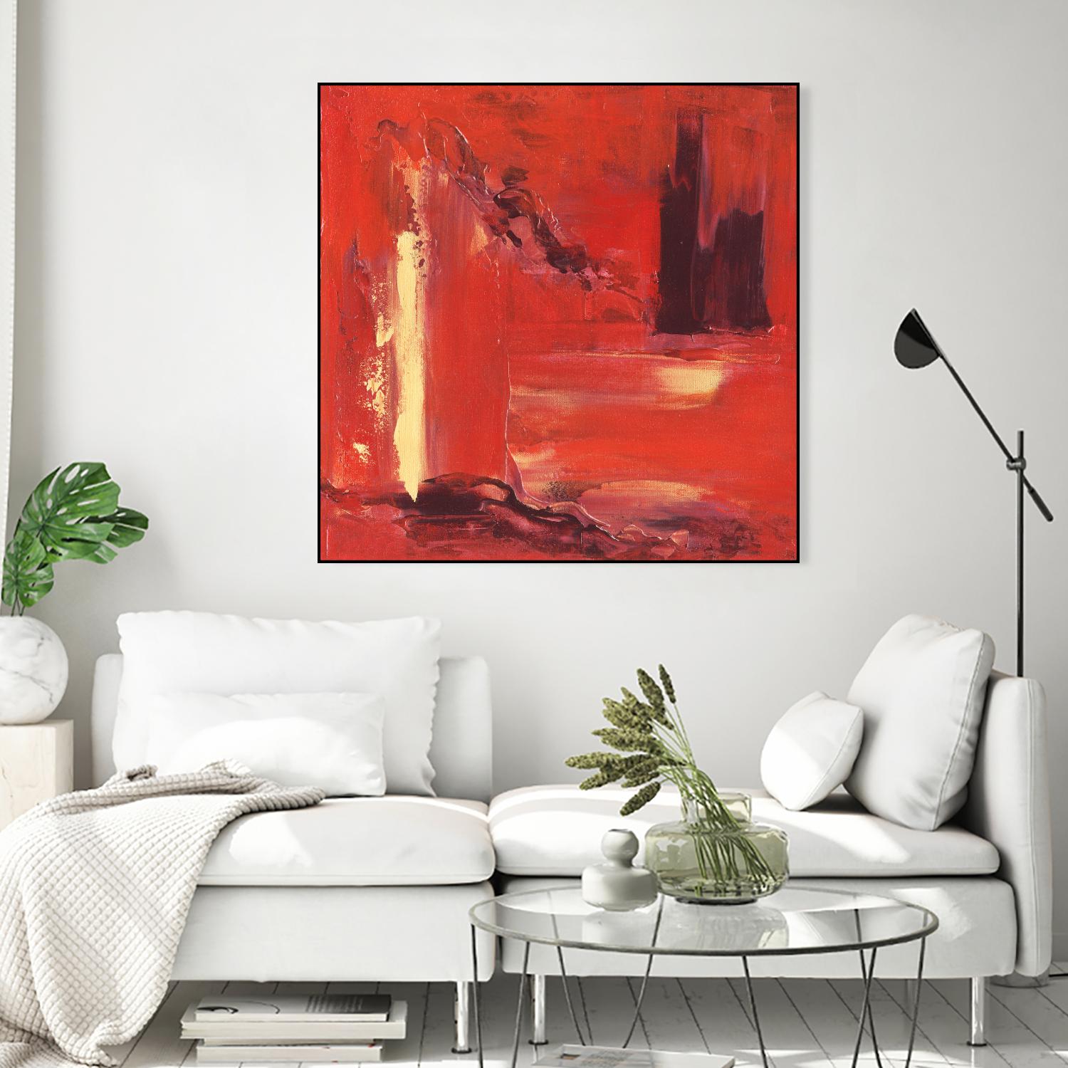 On the Tide by Marianne Broome on GIANT ART - yellow abstract