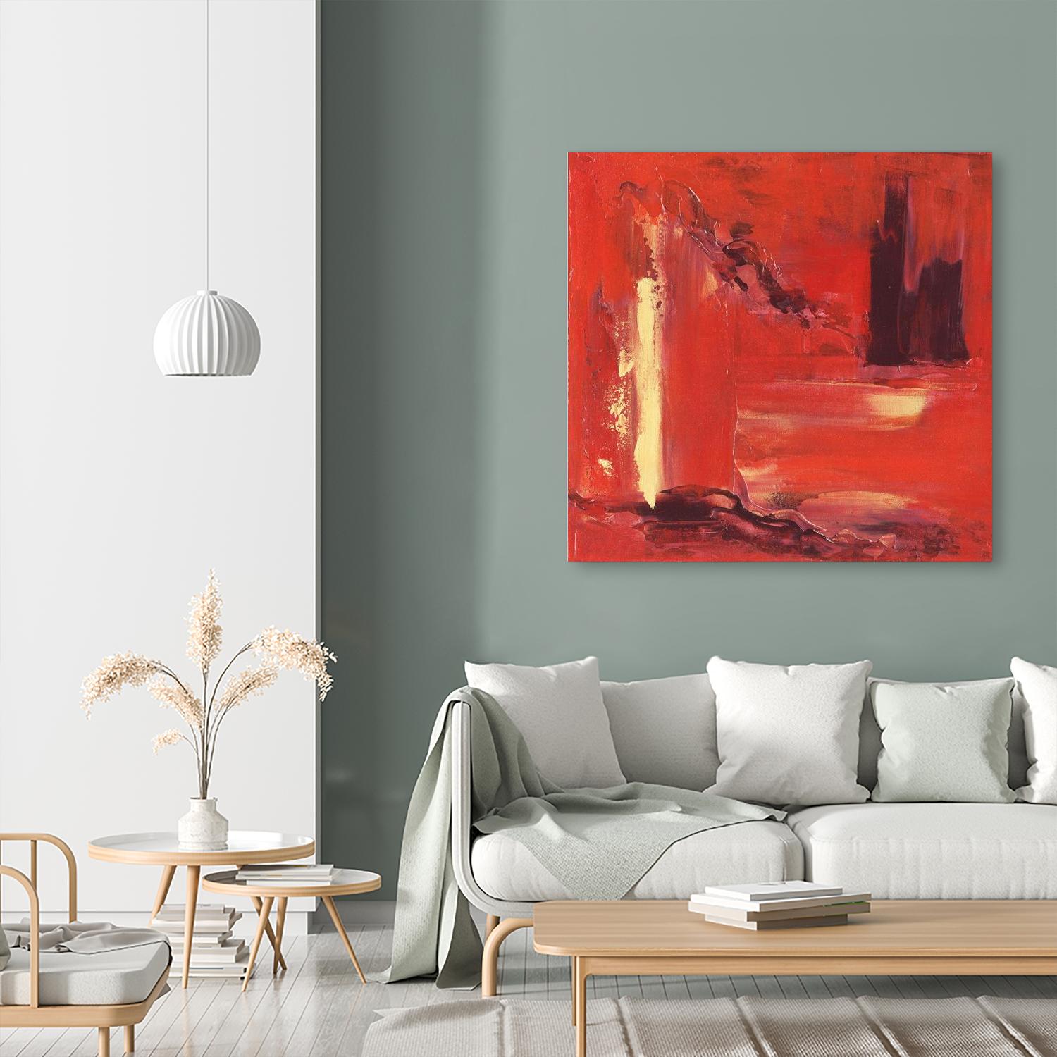 On the Tide by Marianne Broome on GIANT ART - yellow abstract