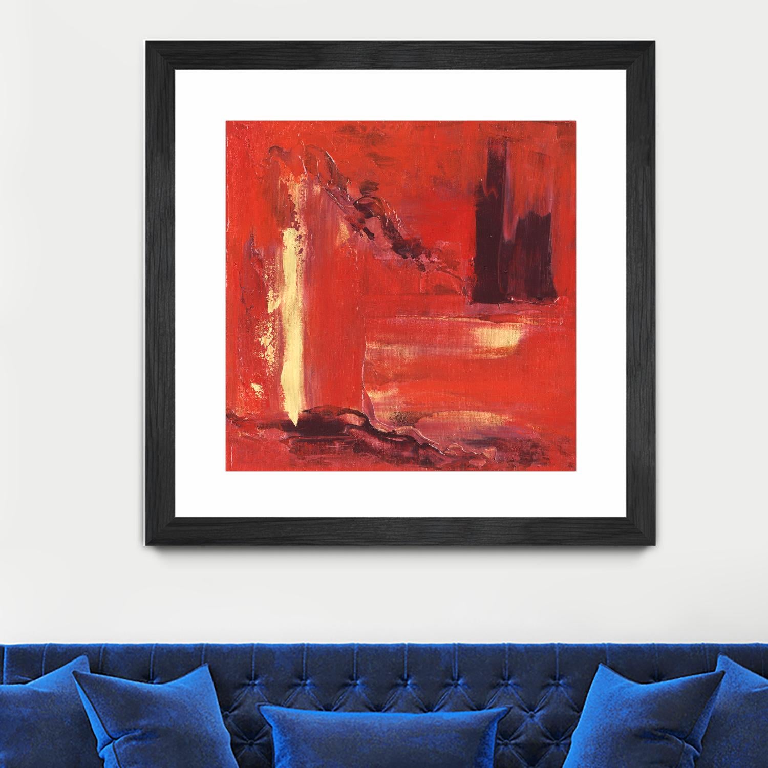 On the Tide by Marianne Broome on GIANT ART - yellow abstract