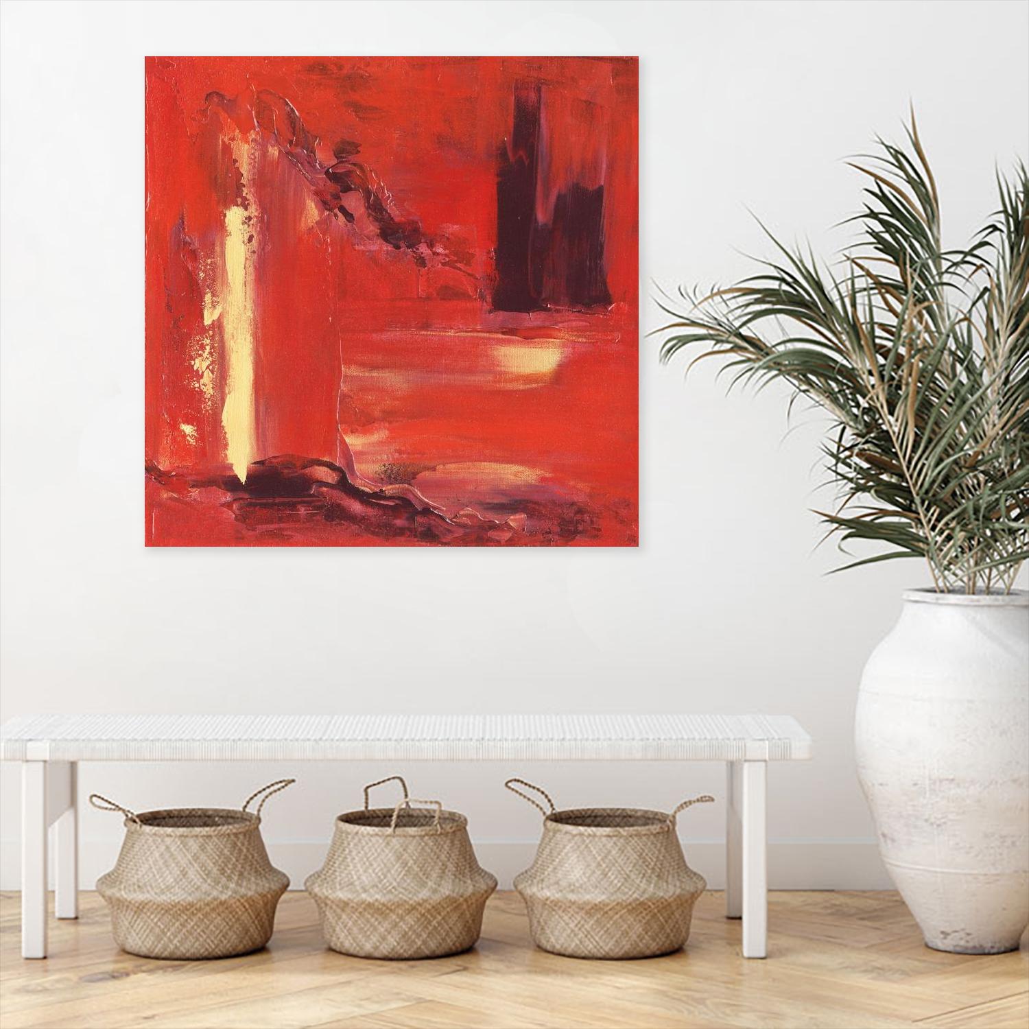 On the Tide by Marianne Broome on GIANT ART - yellow abstract