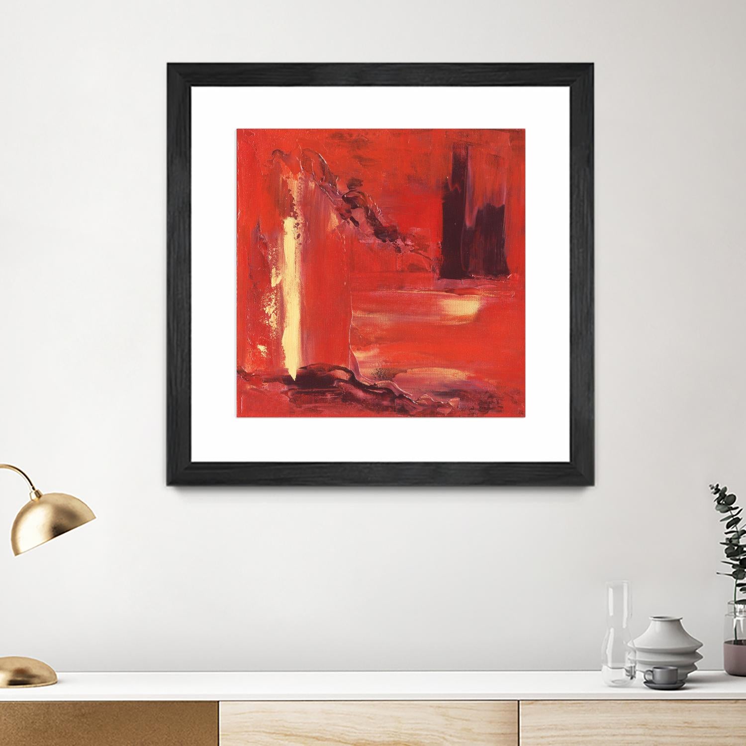 On the Tide by Marianne Broome on GIANT ART - yellow abstract