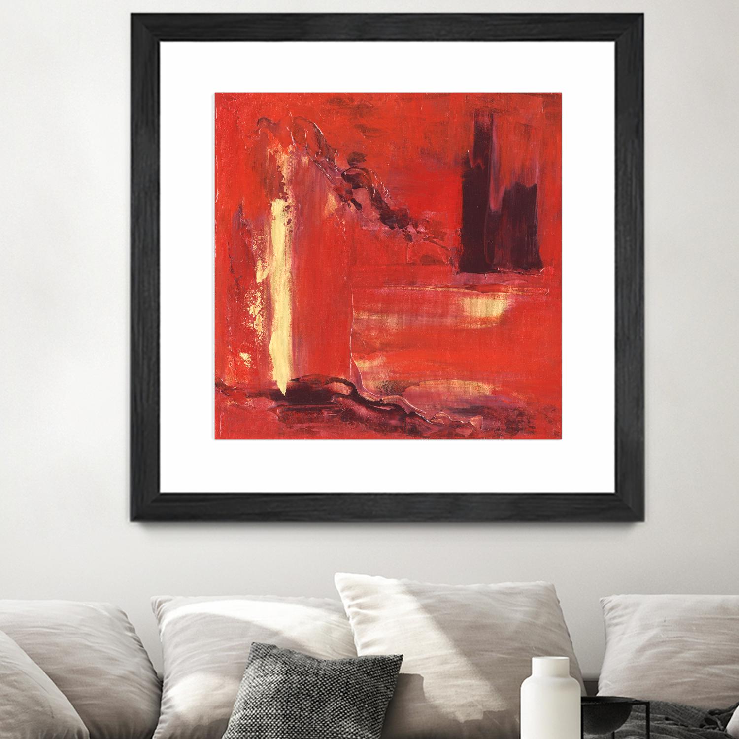 On the Tide by Marianne Broome on GIANT ART - yellow abstract